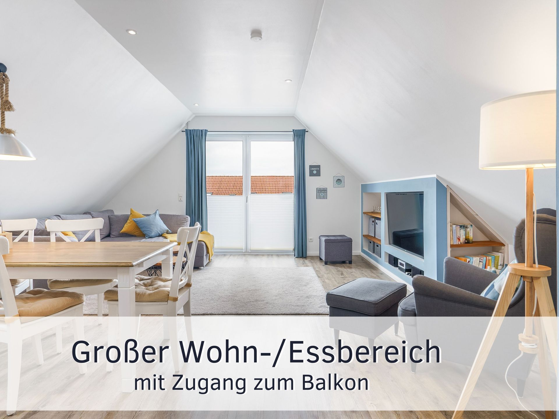 Fewo Lotsenbude - 5 P. - großer Wohn-/ Essberich