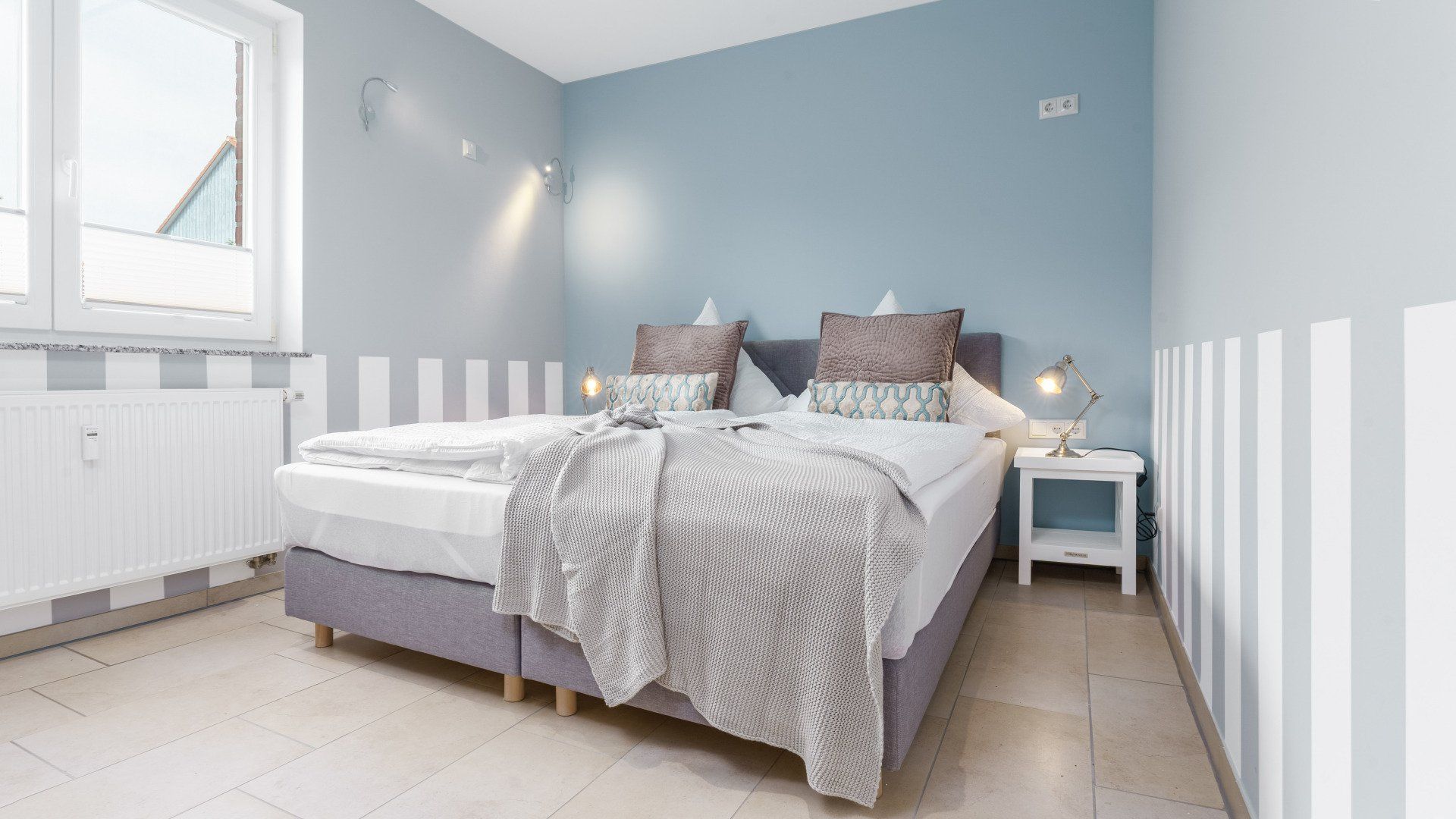 Lotsendeck - 6 P. - Schlafzimmer 2 mit Doppelbett