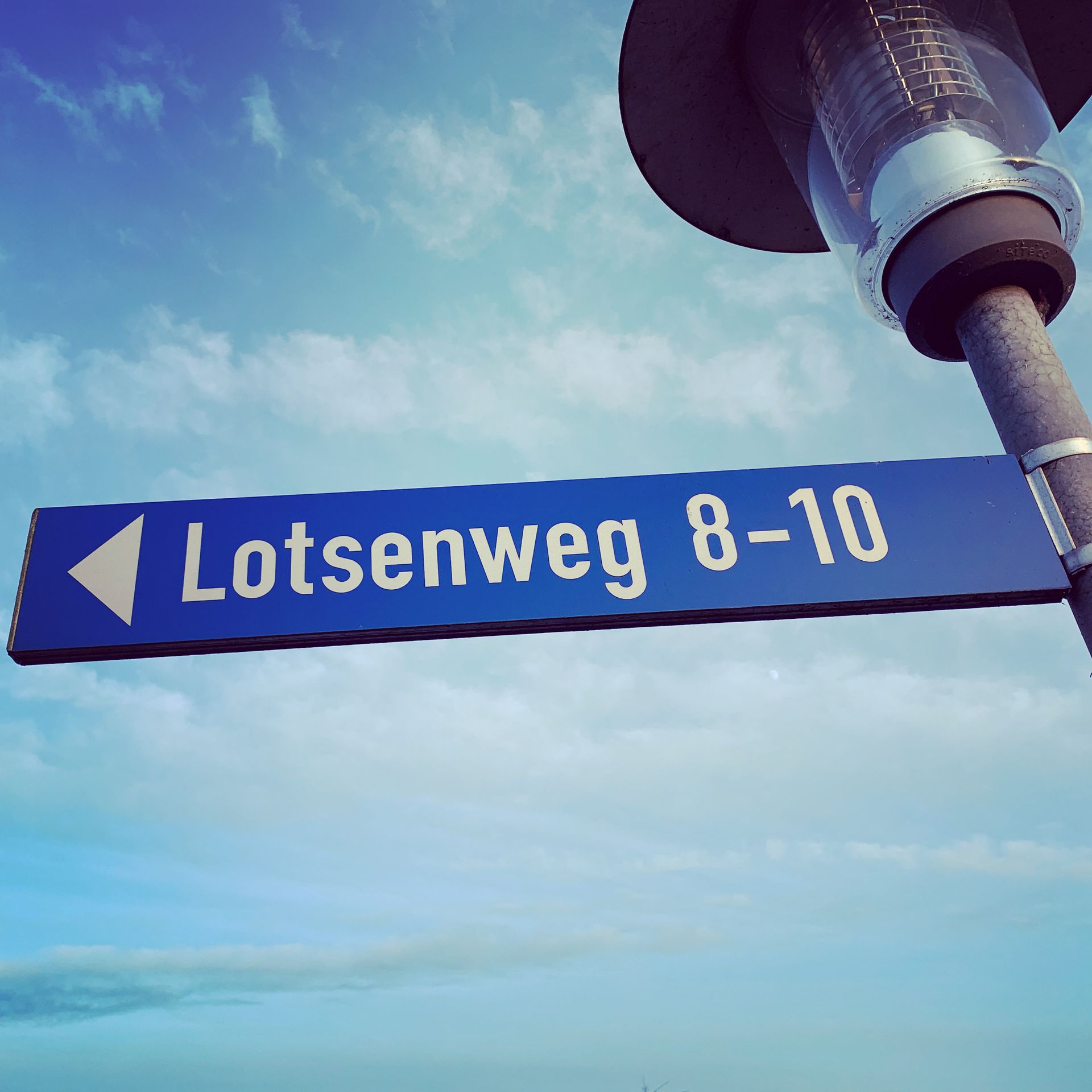 Lage der Lotsenquartiere in der Lotsenstraße 8-10 auf Fehmarn