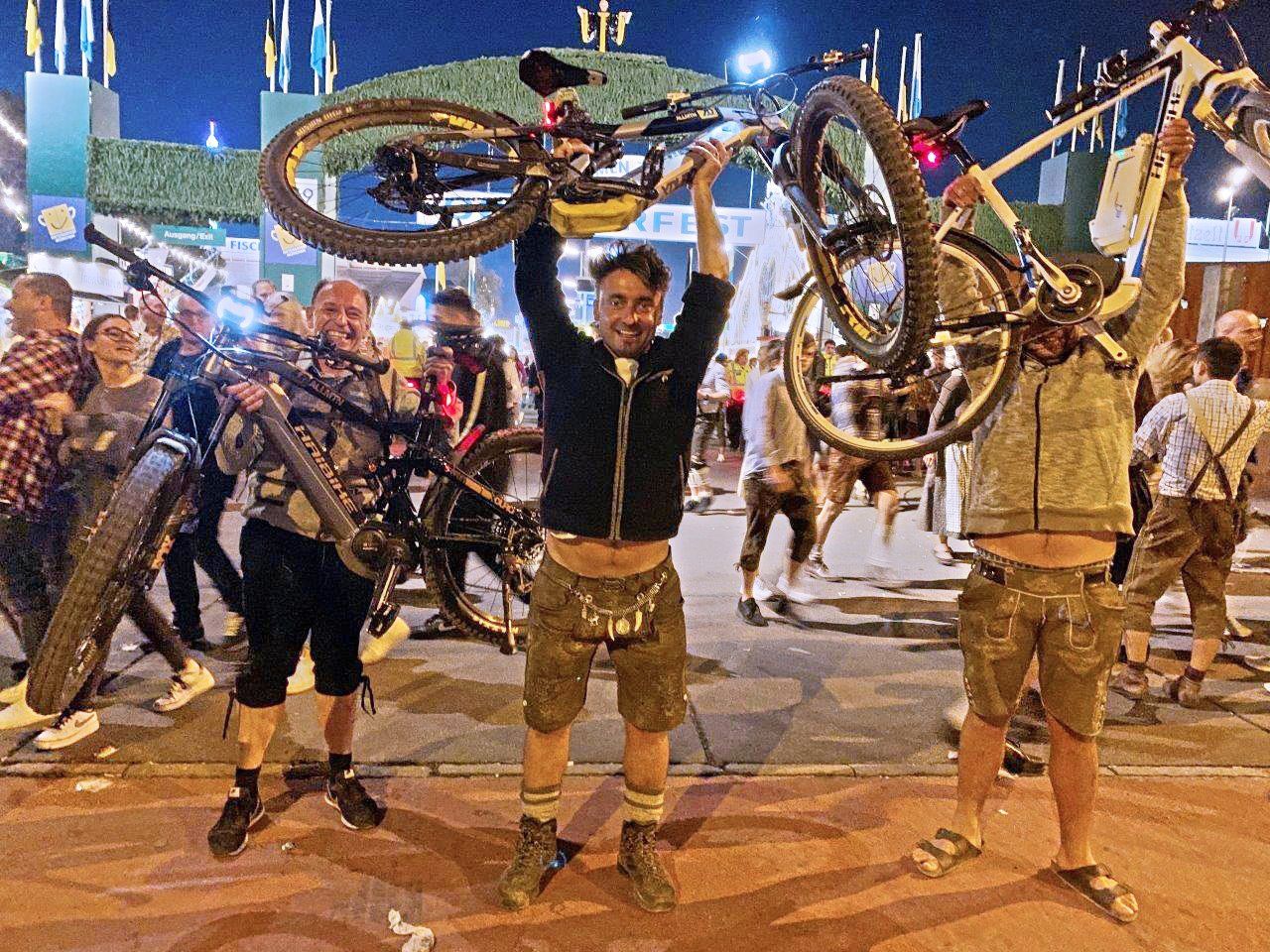 E-Biker auf der Wies´n