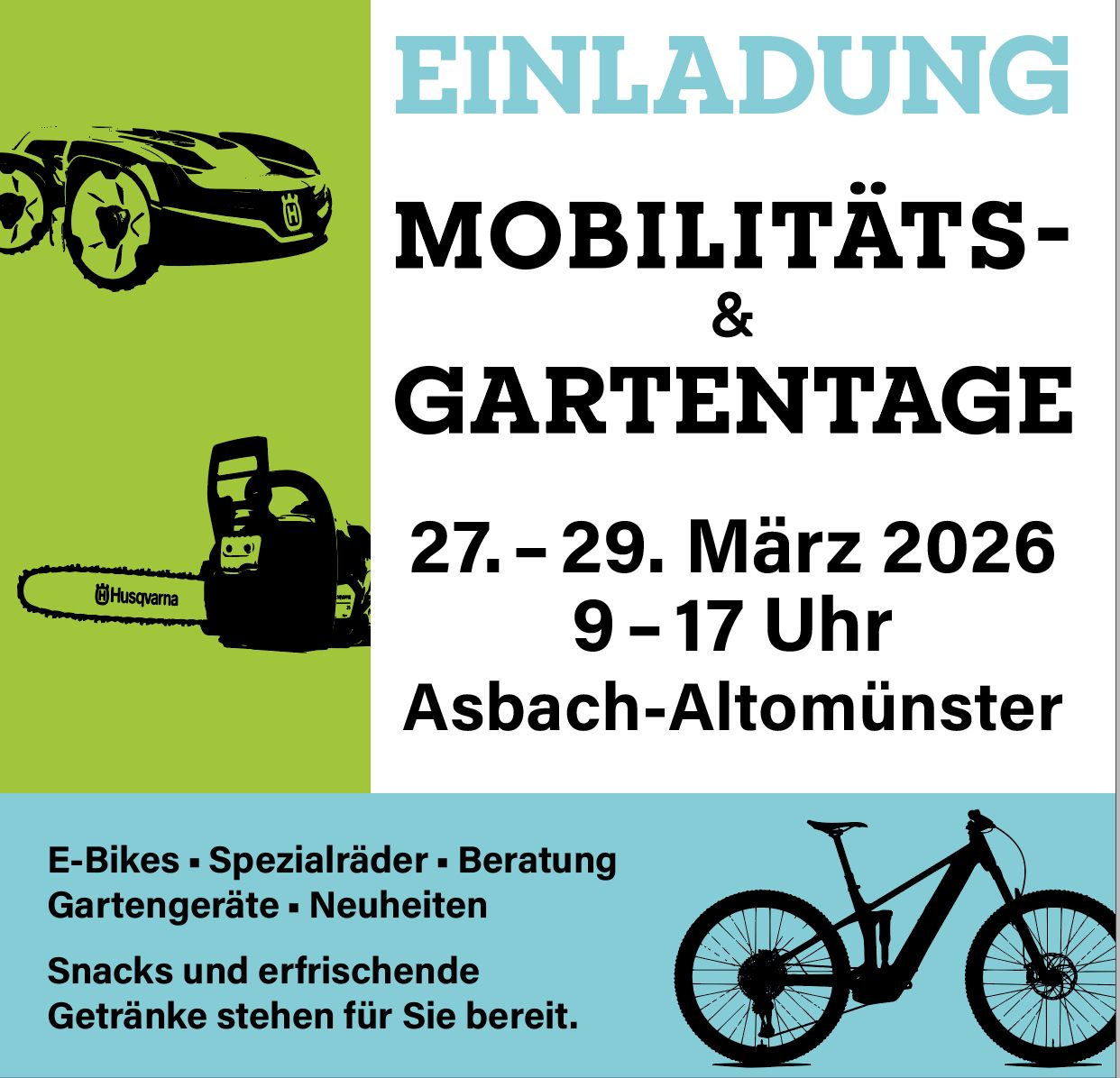 Mobilitäts- und Gartentage