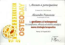 Alessandro Francescon Specialista in Geriatria e Gerontologia Dottor Alessandro Francescon, medico specialista in Geriatria e Gerontologia. Esercita la Professione presso il Reparto di Geriatria-Medicina della Casa di Cura Sileno e Anna Rizzola di San Donà di Piave (Ve)