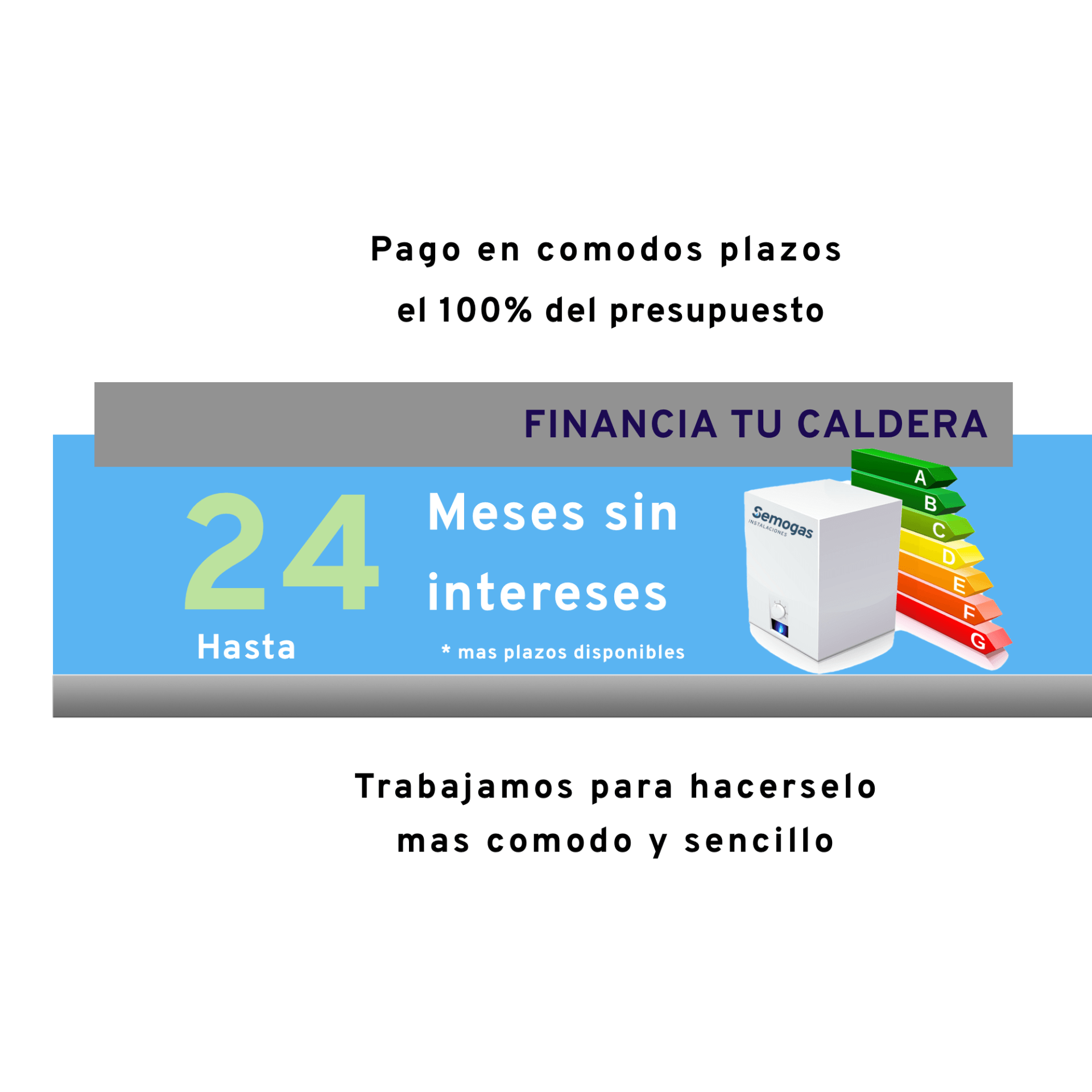 Paga en cómodos plazos Hasta 24 meses sin intereses