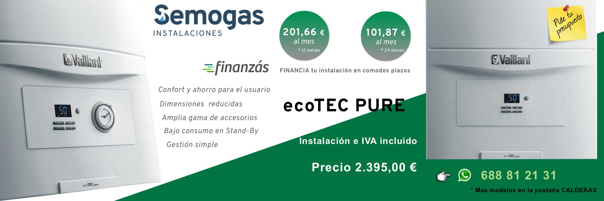 Calderas Vaillant en Eibar