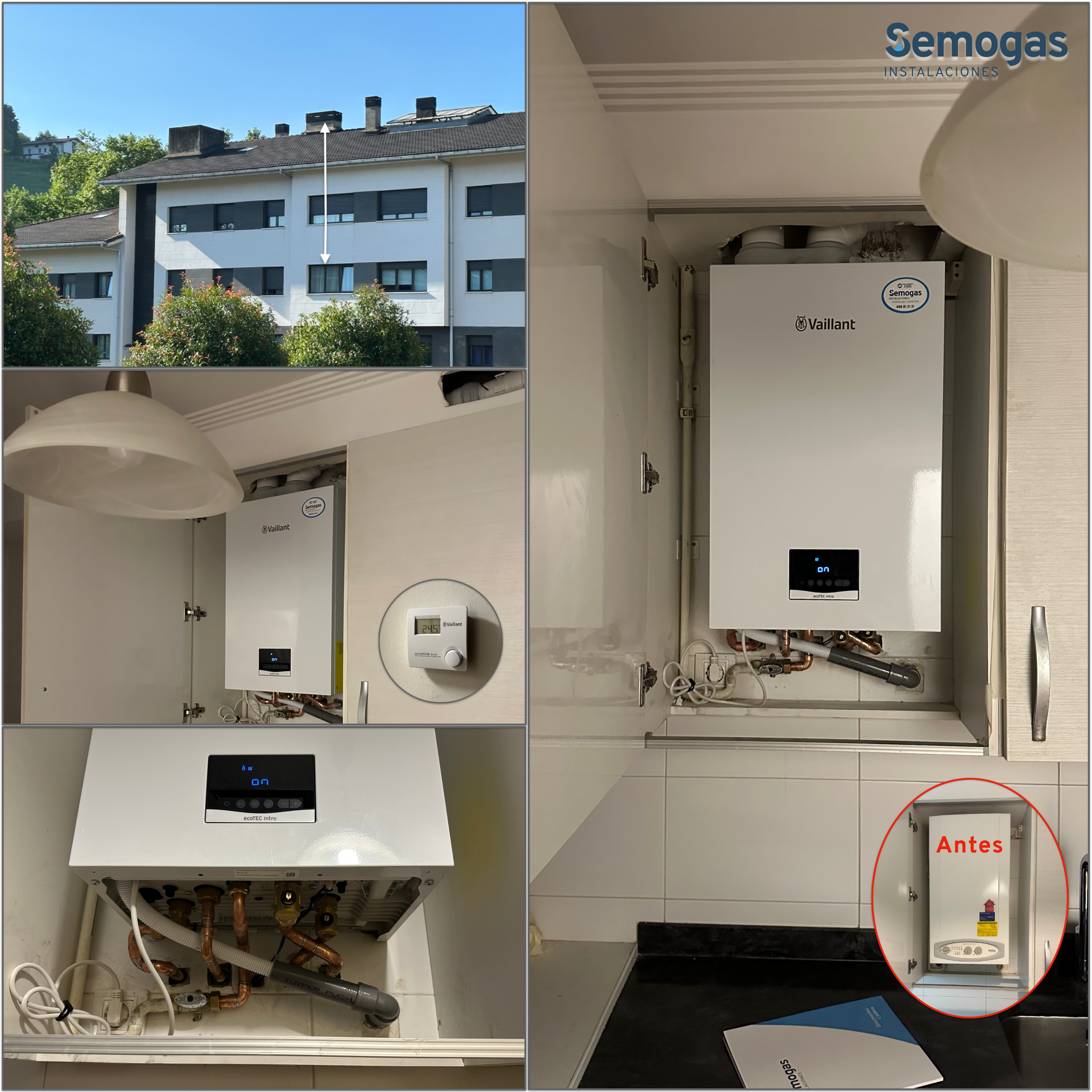 Caldera Vaillant ecoTEC intro VMW 28/28 AS en Oiartzun - semogas.es
