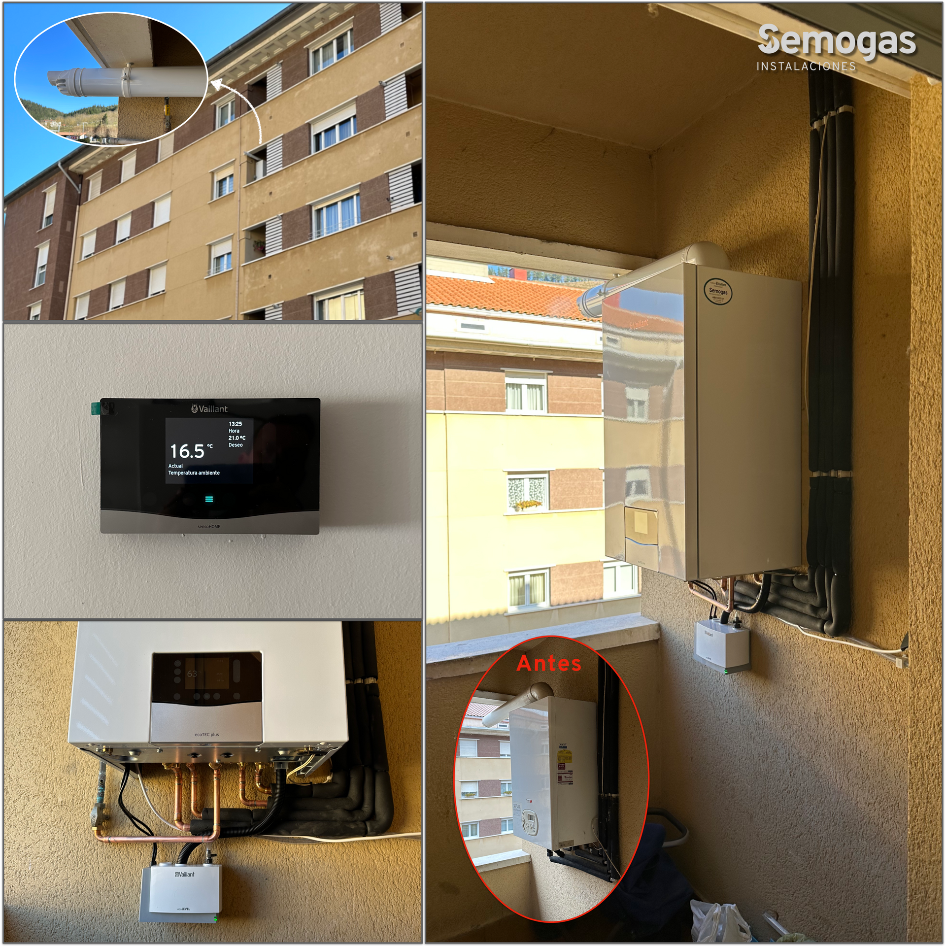 Caldera Vaillant ecoTEC Plus VMW 26CS en Legazpia- semogas.es