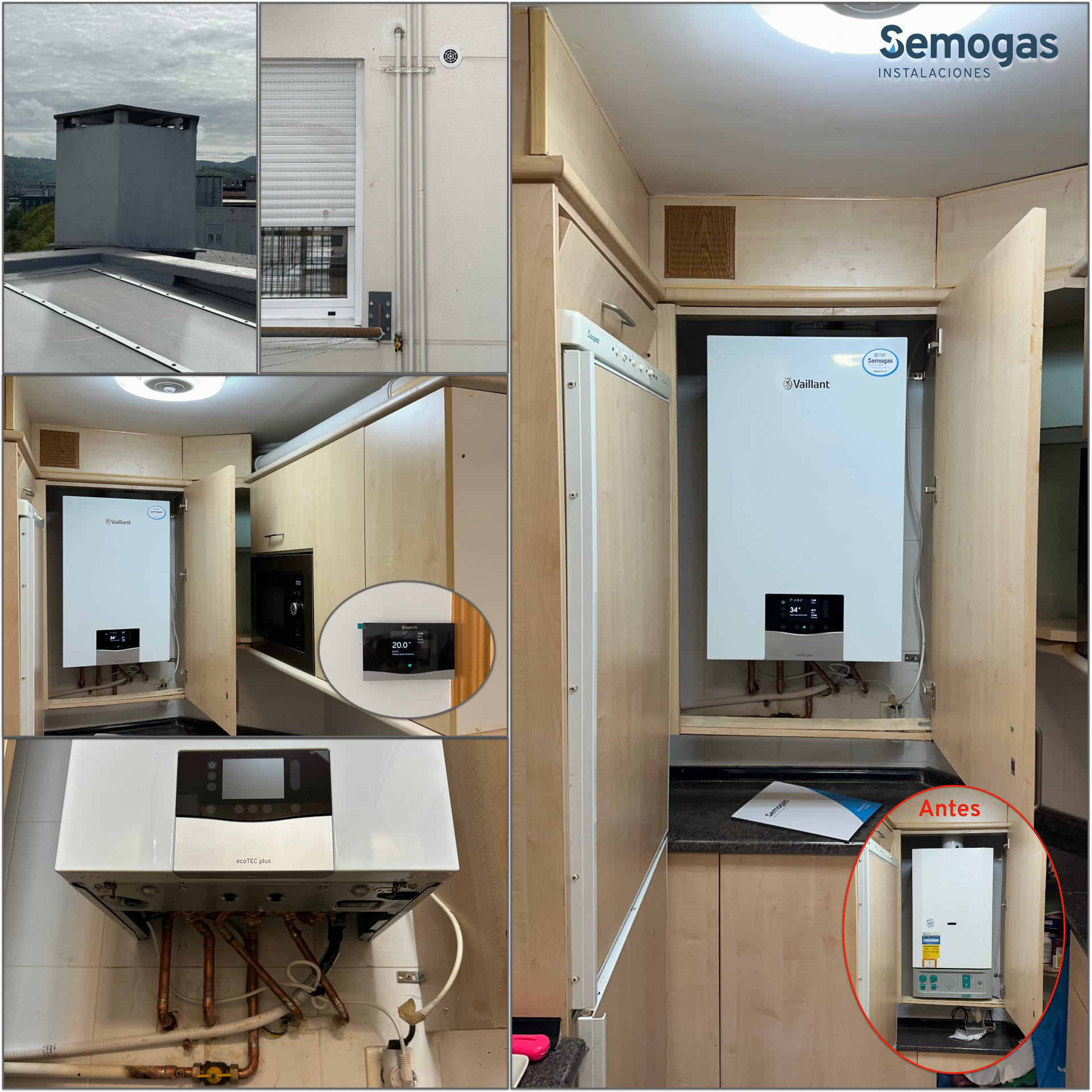 Caldera Vaillant ecoTEC Plus VMW 26CS en Hernani - semogas.es