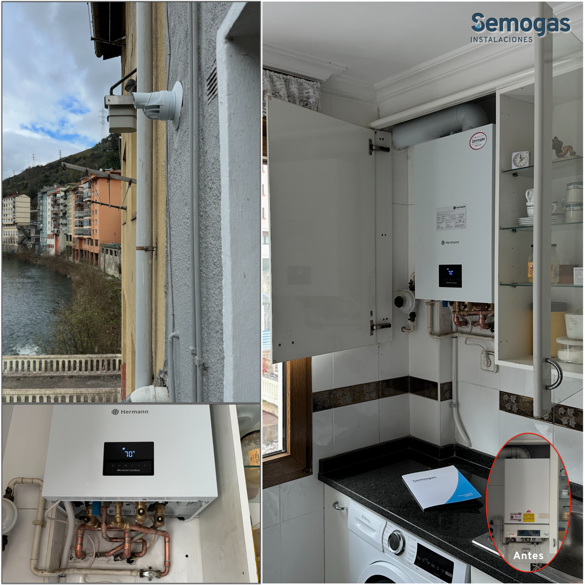 Caldera Hermann MicraCom Condens 28 en Soraluze - semogas.es