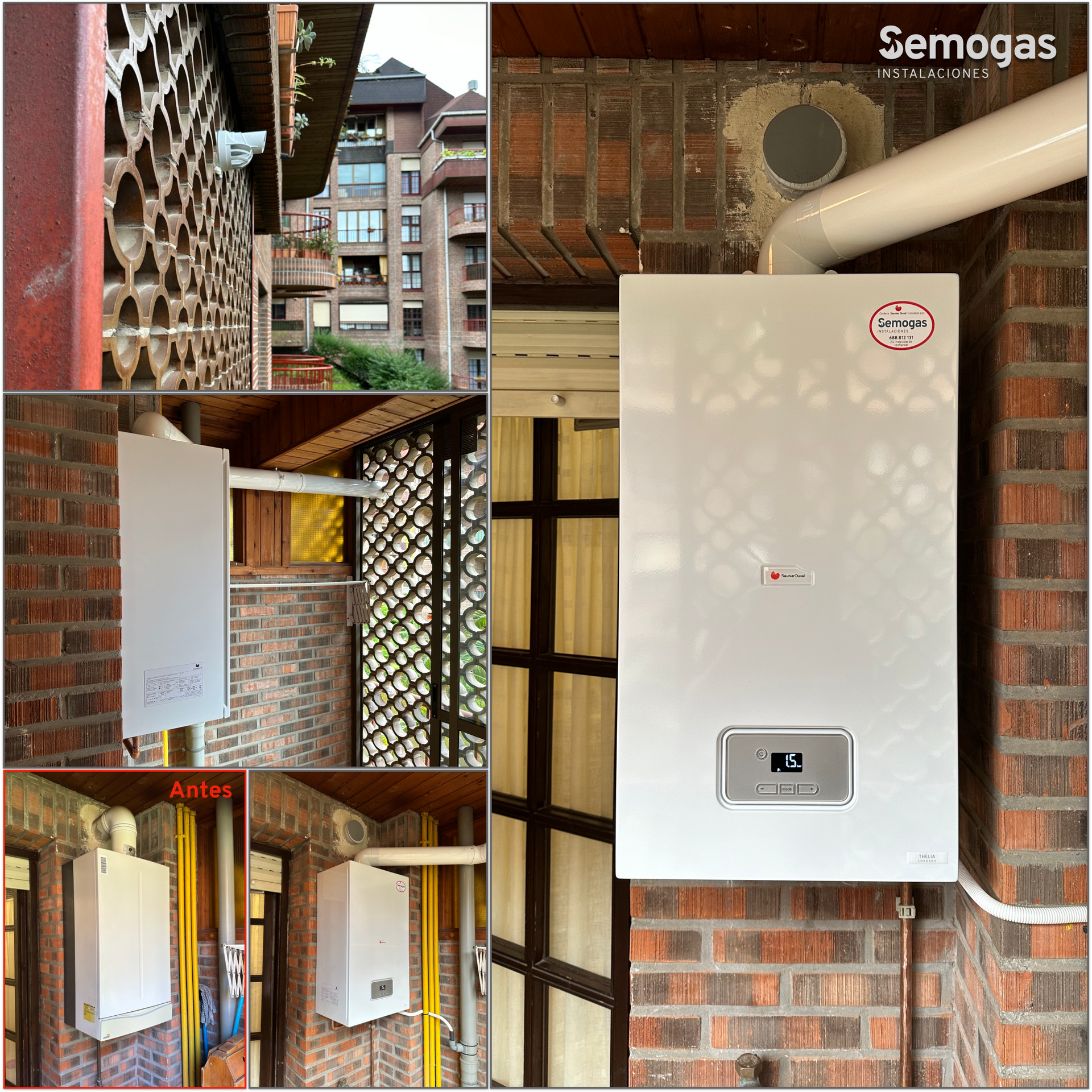 Caldera Saunier Duval Thelia Condens 25 en San Sebastian - semogas.es