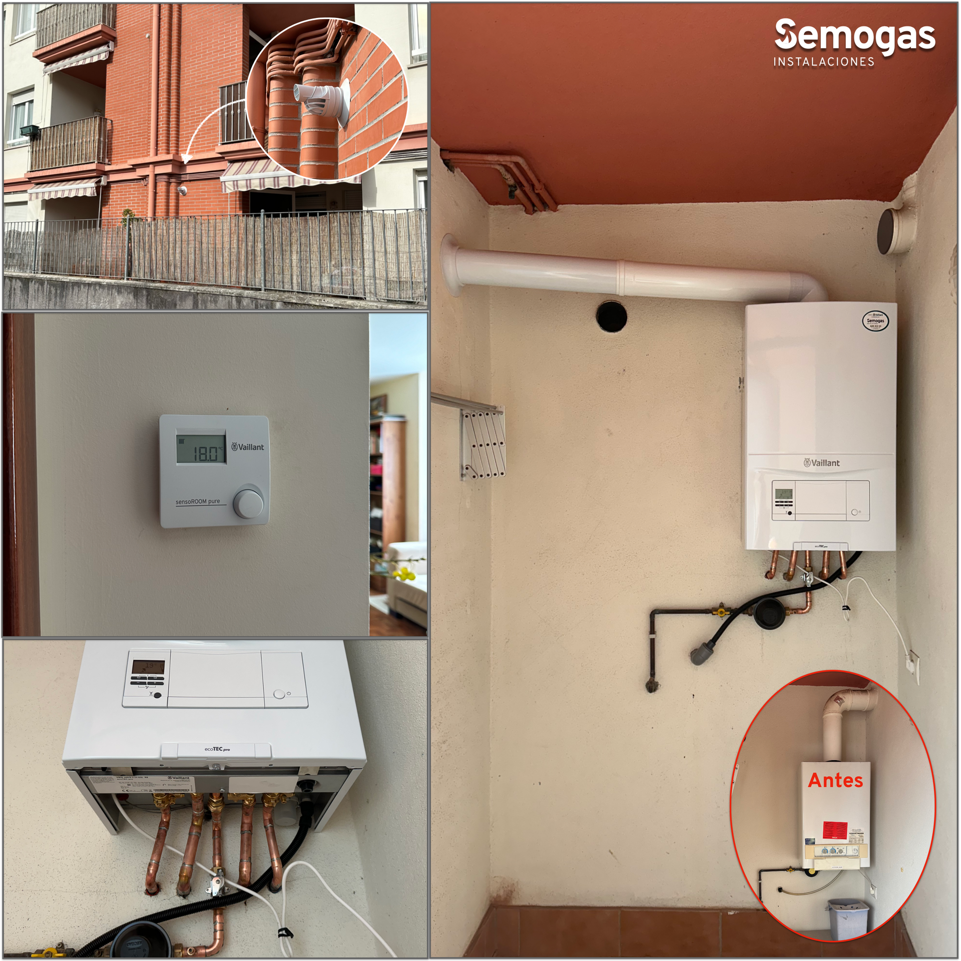 Caldera Vaillant ecoTEC Pro VMW 286 en Zumaia - semogas