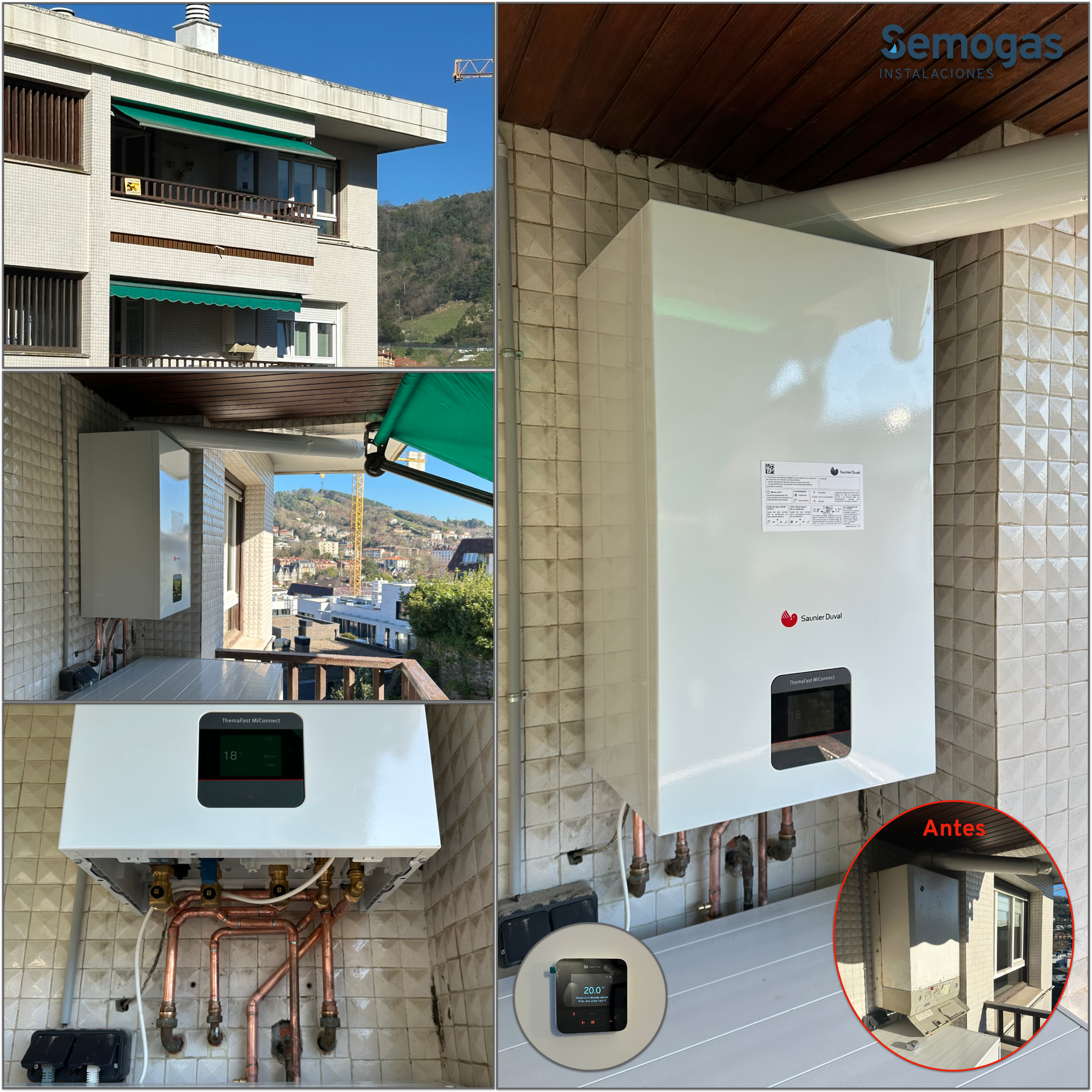 Caldera Saunier Duval Themafast MiConnect 26 en Donostia - semogas.es
