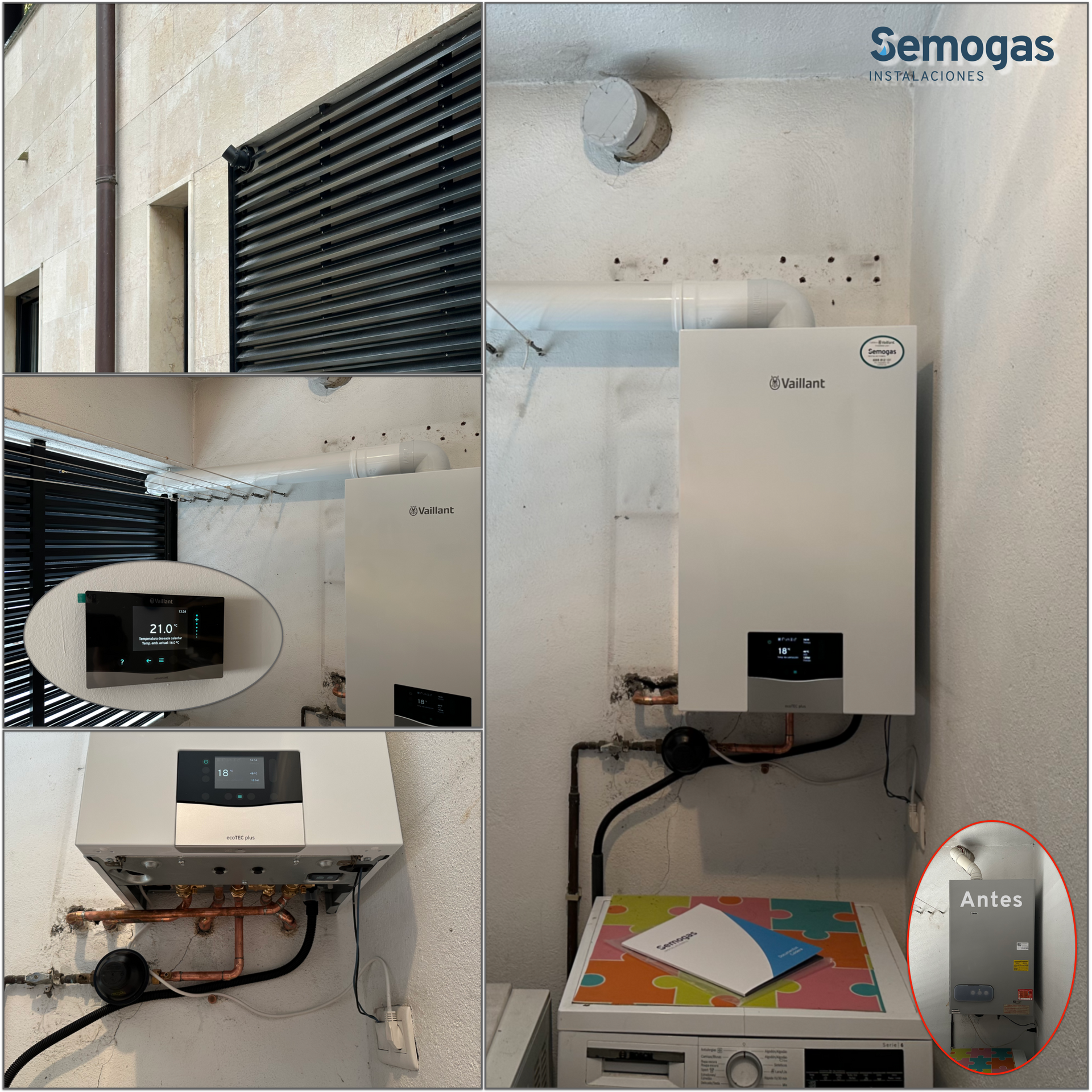 Caldera Vaillant ecoTEC Plus VMW 32CS en Andoain - semogas.es