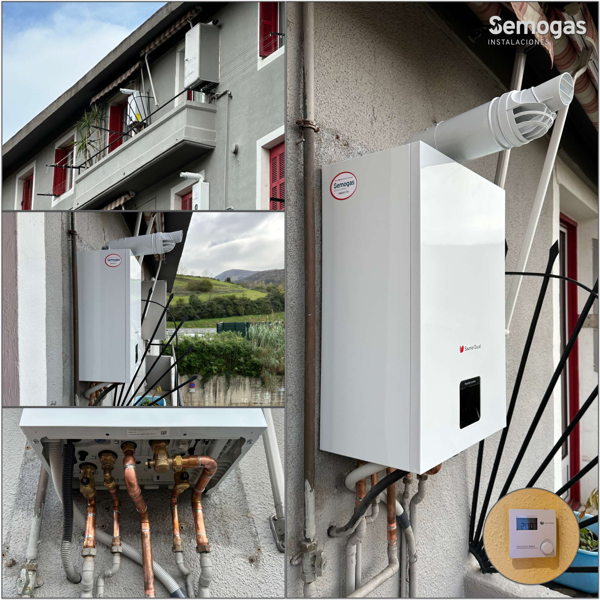 Caldera Saunier Duval ThemaTek Condens 24 kW en Tolosa - semogas.es