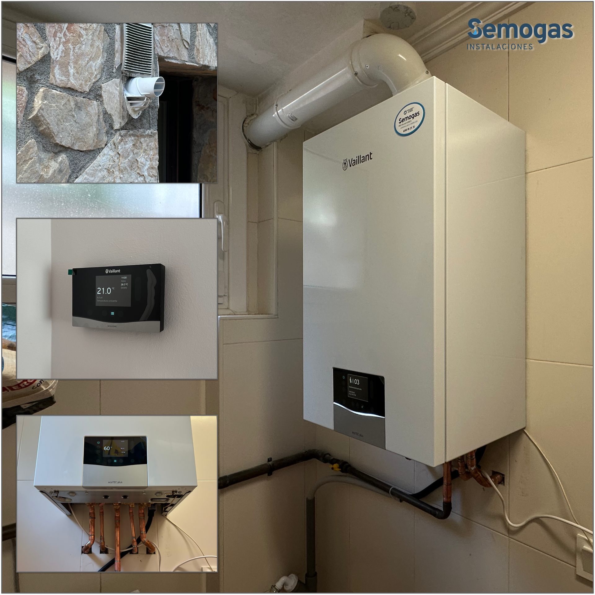 Caldera Vaillant ecoTEC Plus VMW 32CS en San Sebastián - semogas.es