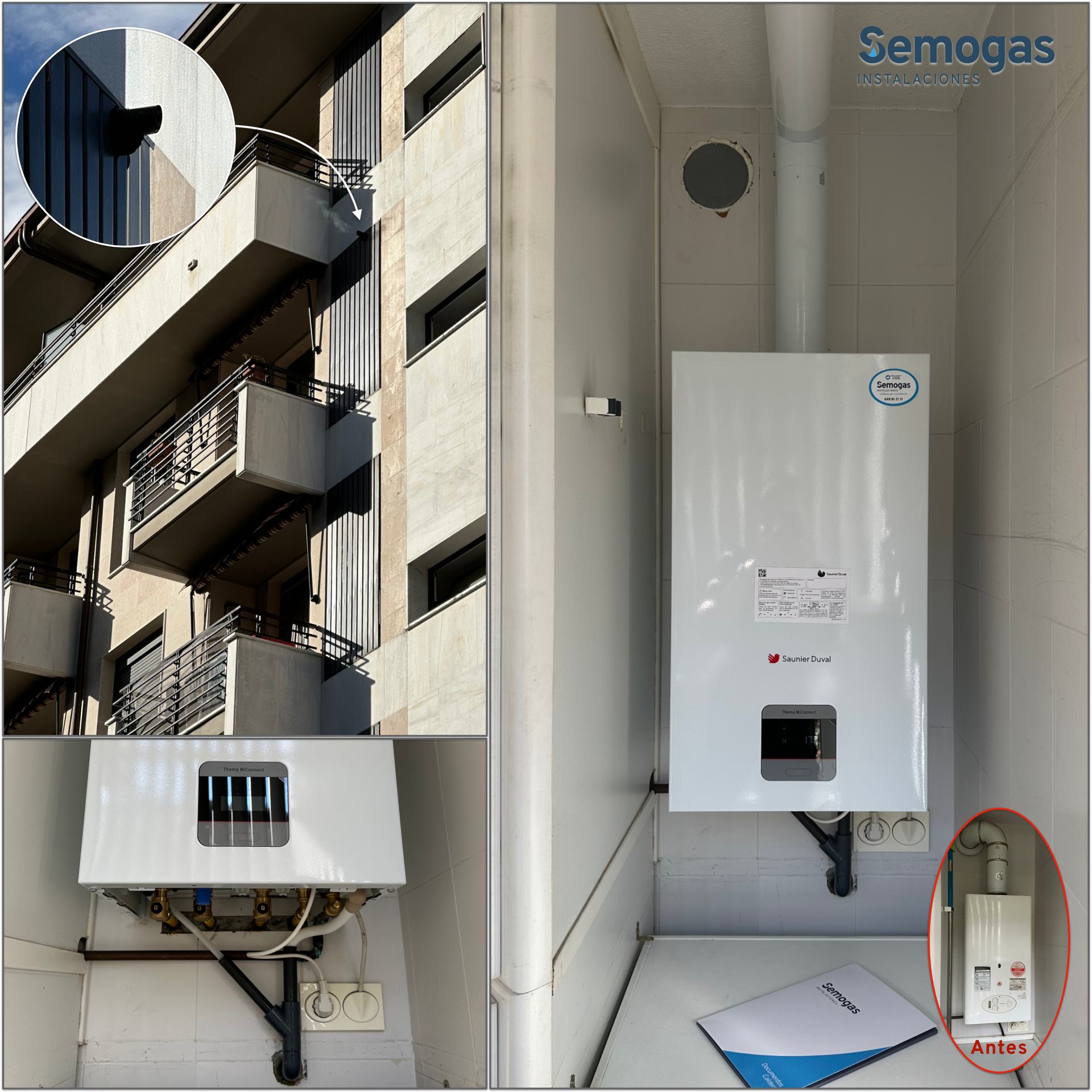 Caldera Saunier Duval Thema MiConnect 26 en Andoain - semogas.es