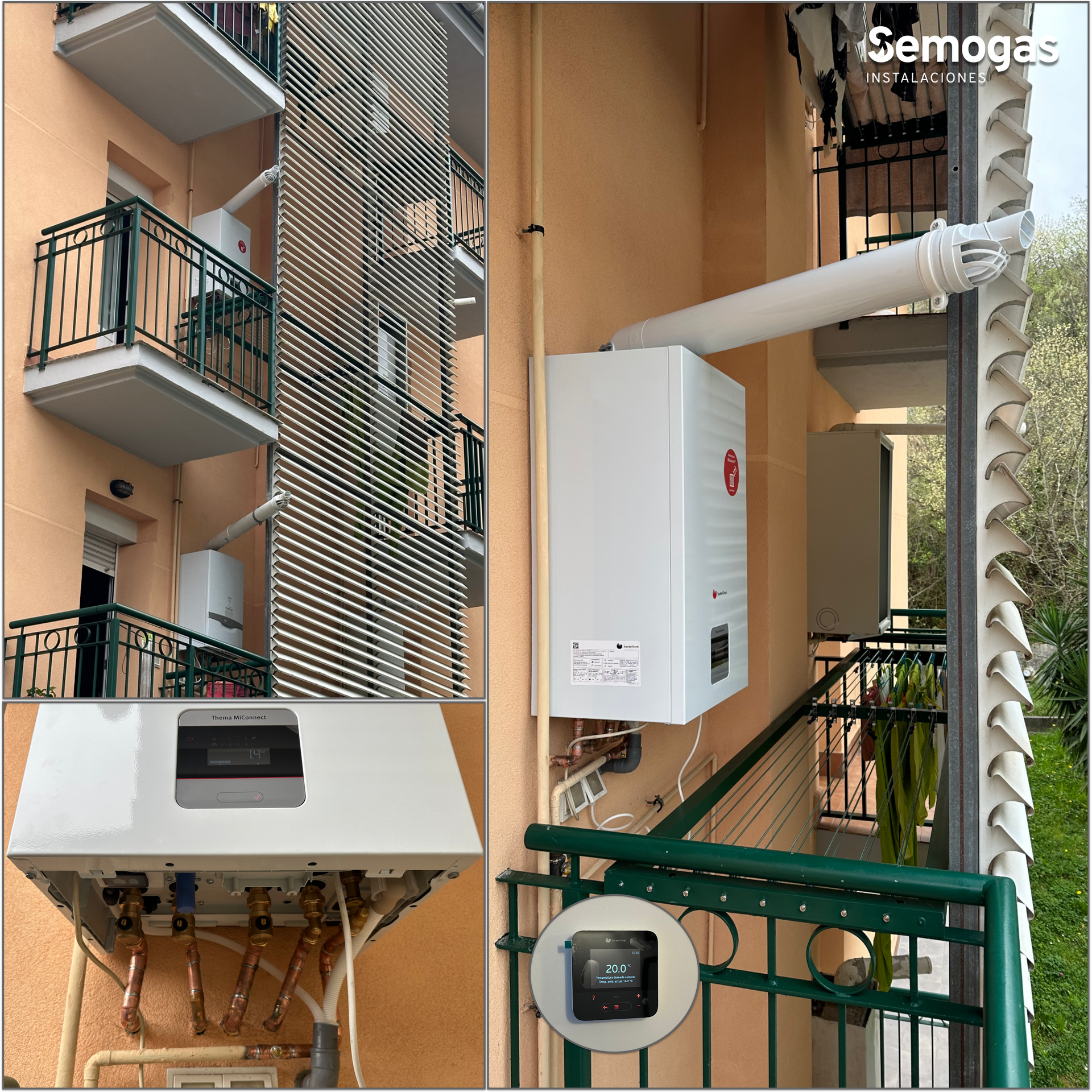 Caldera Saunier Duval Thema MiConnect 26 en Donostia - semogas.es