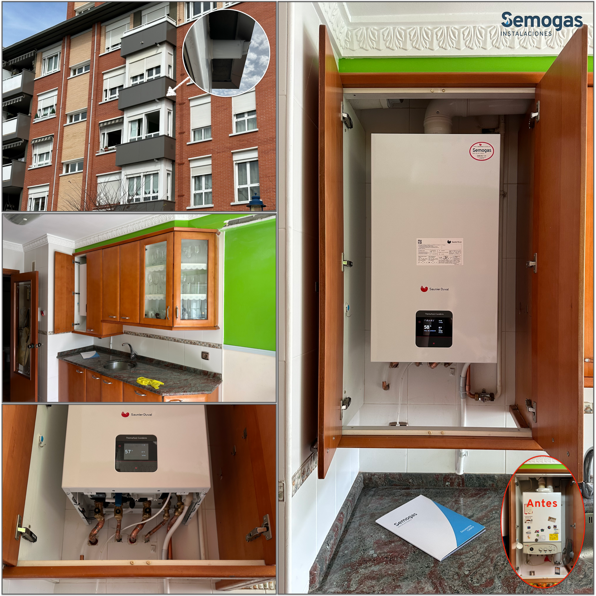 Caldera Saunier Duval Themafast MiConnect 31 en Errenteria - semogas.es