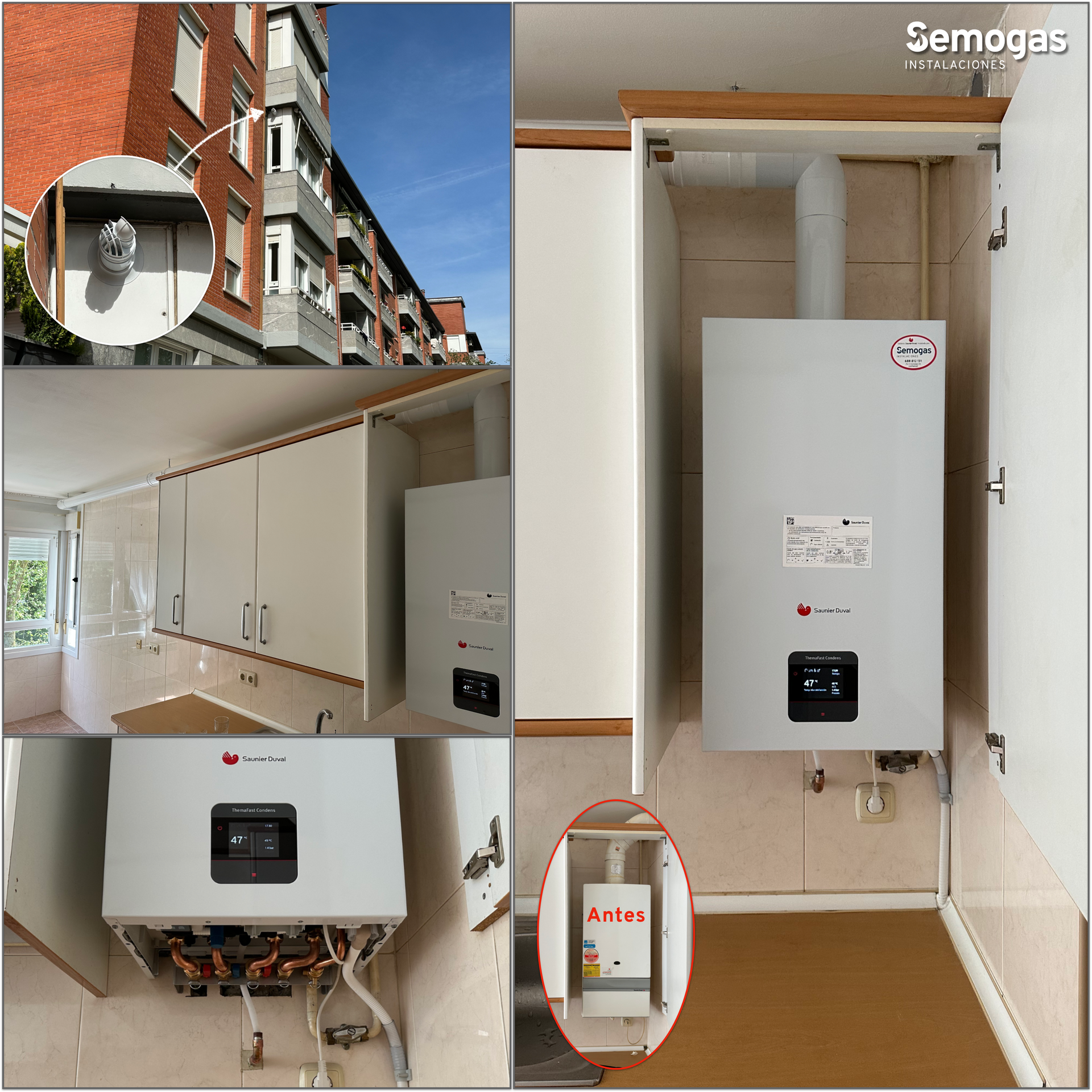 Caldera Saunier Duval Themafast MiConnect 26 en Errenteria - semogas.es