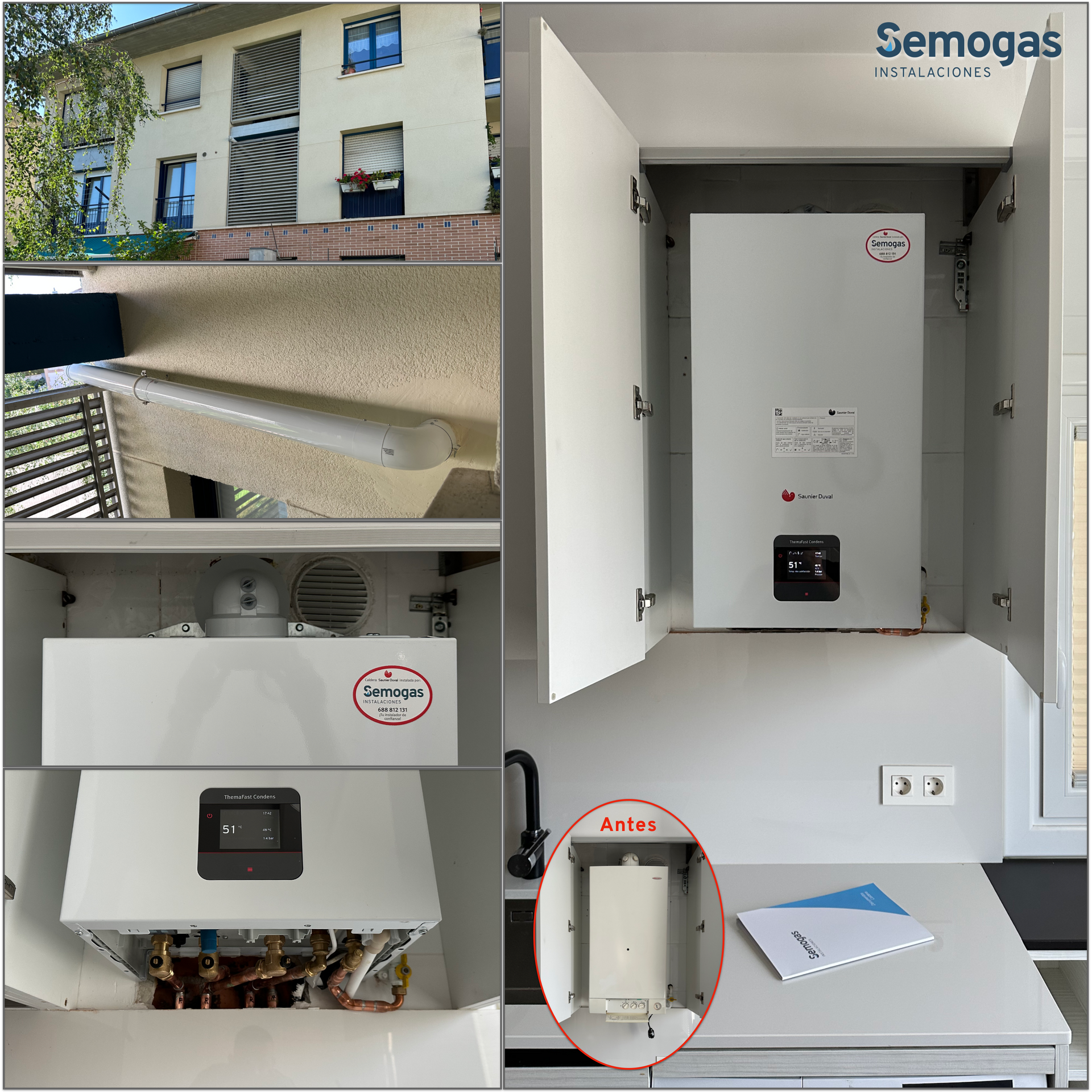 Caldera Saunier Duval Themafast MiConnect 31 kW  en Hondarribia - semogas.es