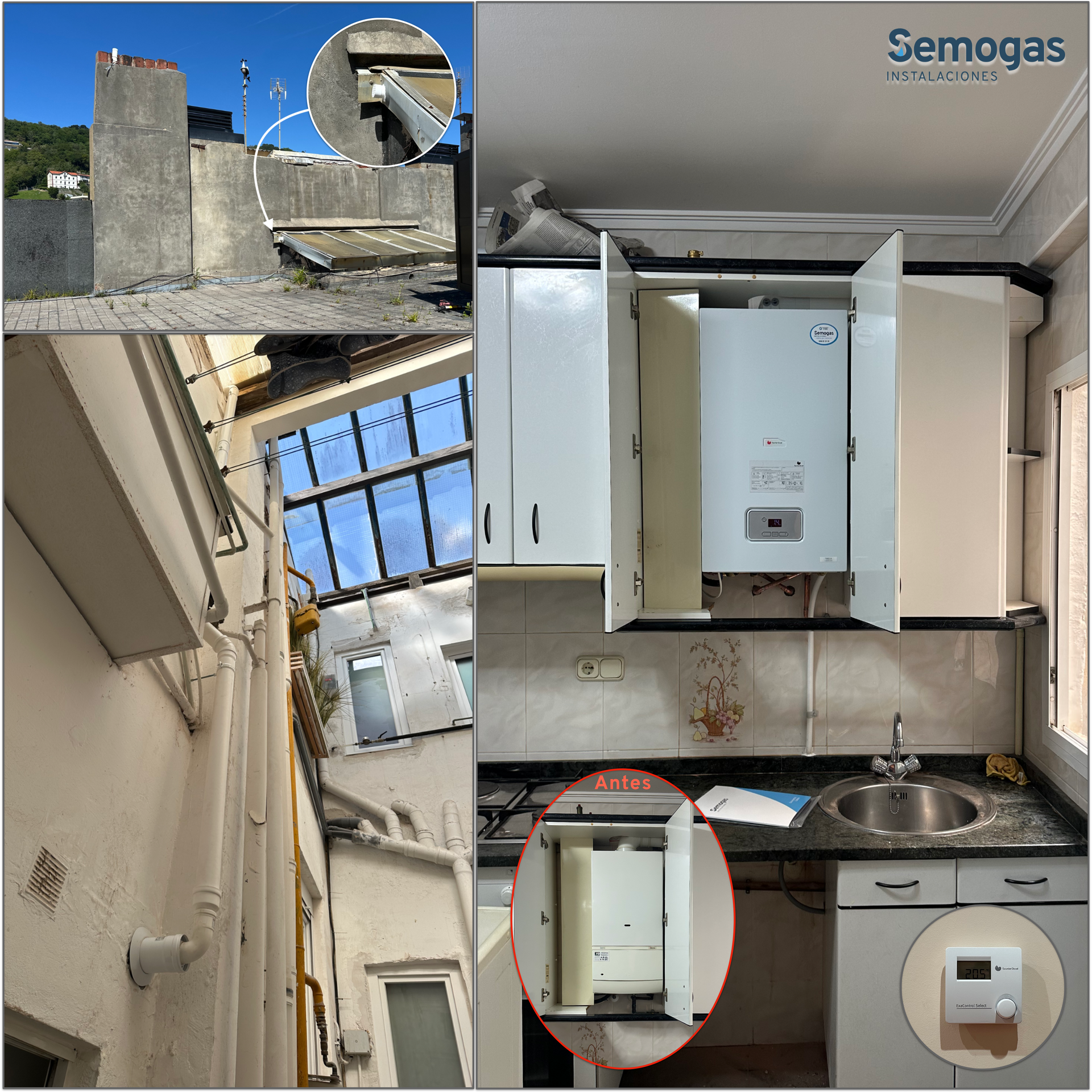 Caldera Saunier Duval Thelia Condens 25 en San Sebastián - semogas.es