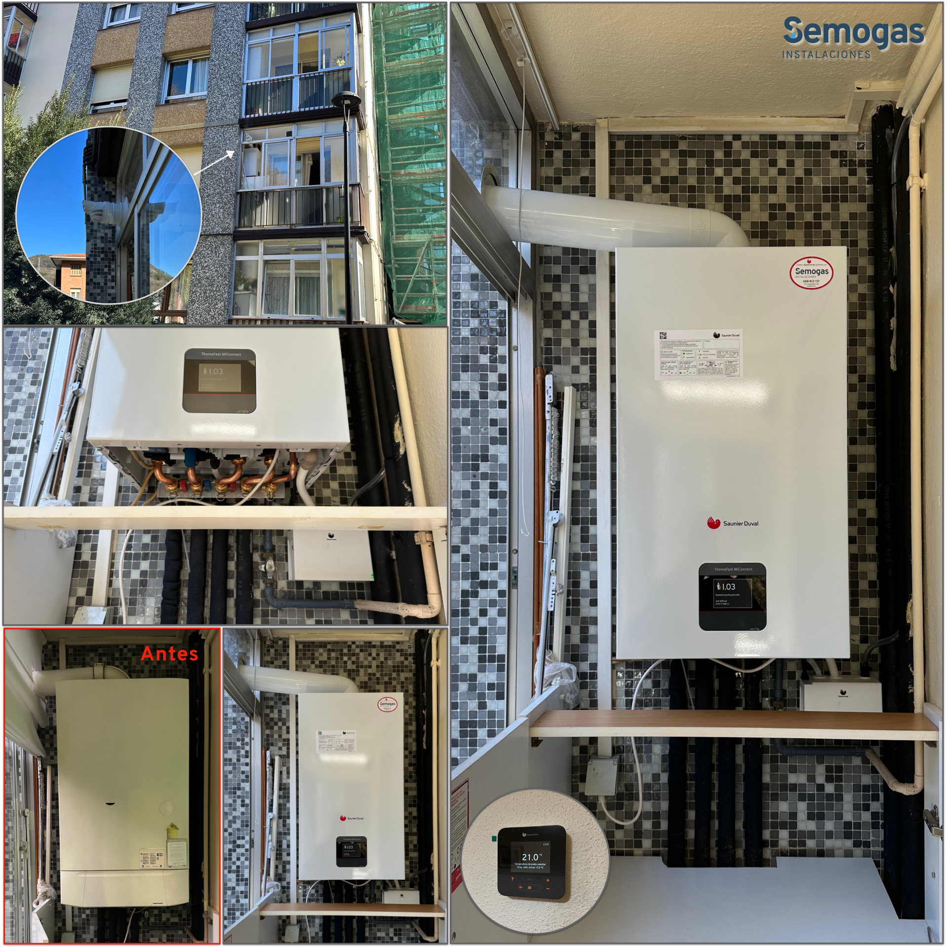 Caldera Saunier Duval Themafast MiConnect 31 en Andoain - semogas.es