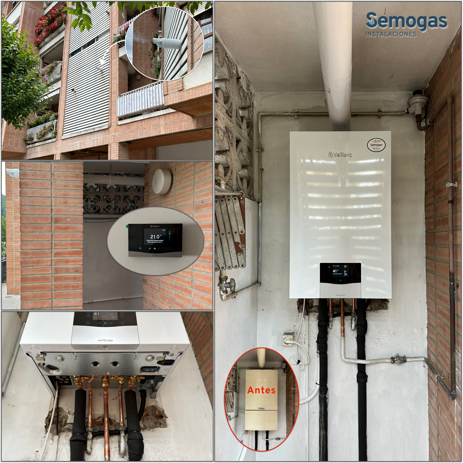 Caldera Vaillant ecoTEC Plus VMW 26CS en Villabona - semogas.es
