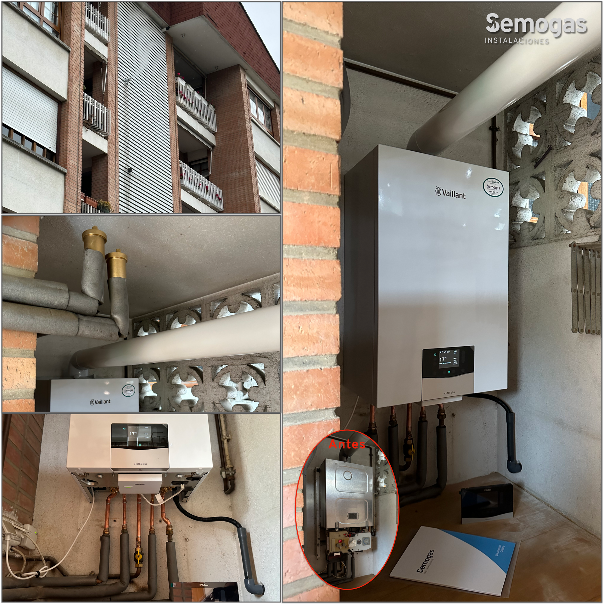 Caldera Vaillant ecoTEC Plus VMW 26CS en Villabona - semogas.es