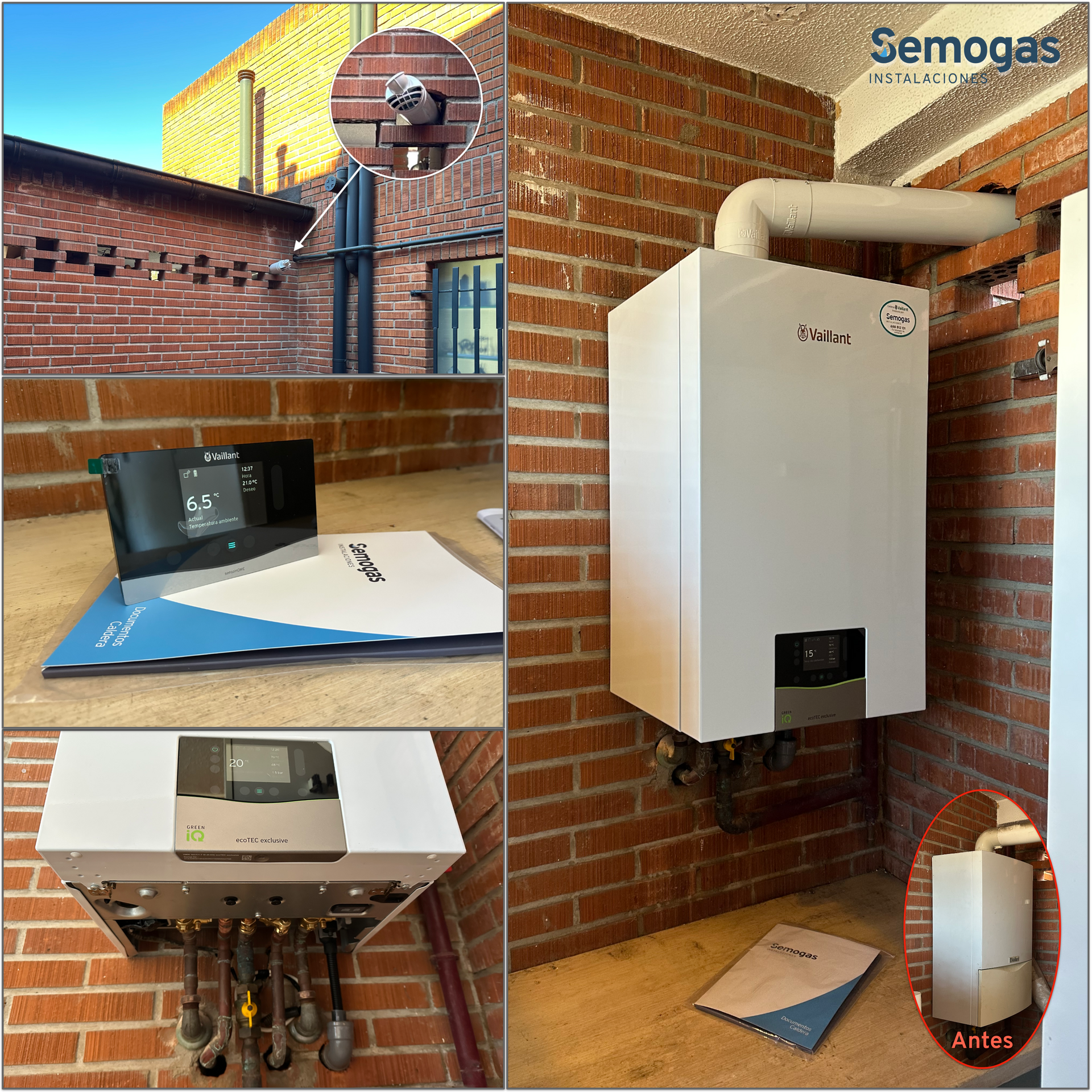 Caldera Vaillant ecoTEC exclusive VMW 36CF en Donostia - semogas.es