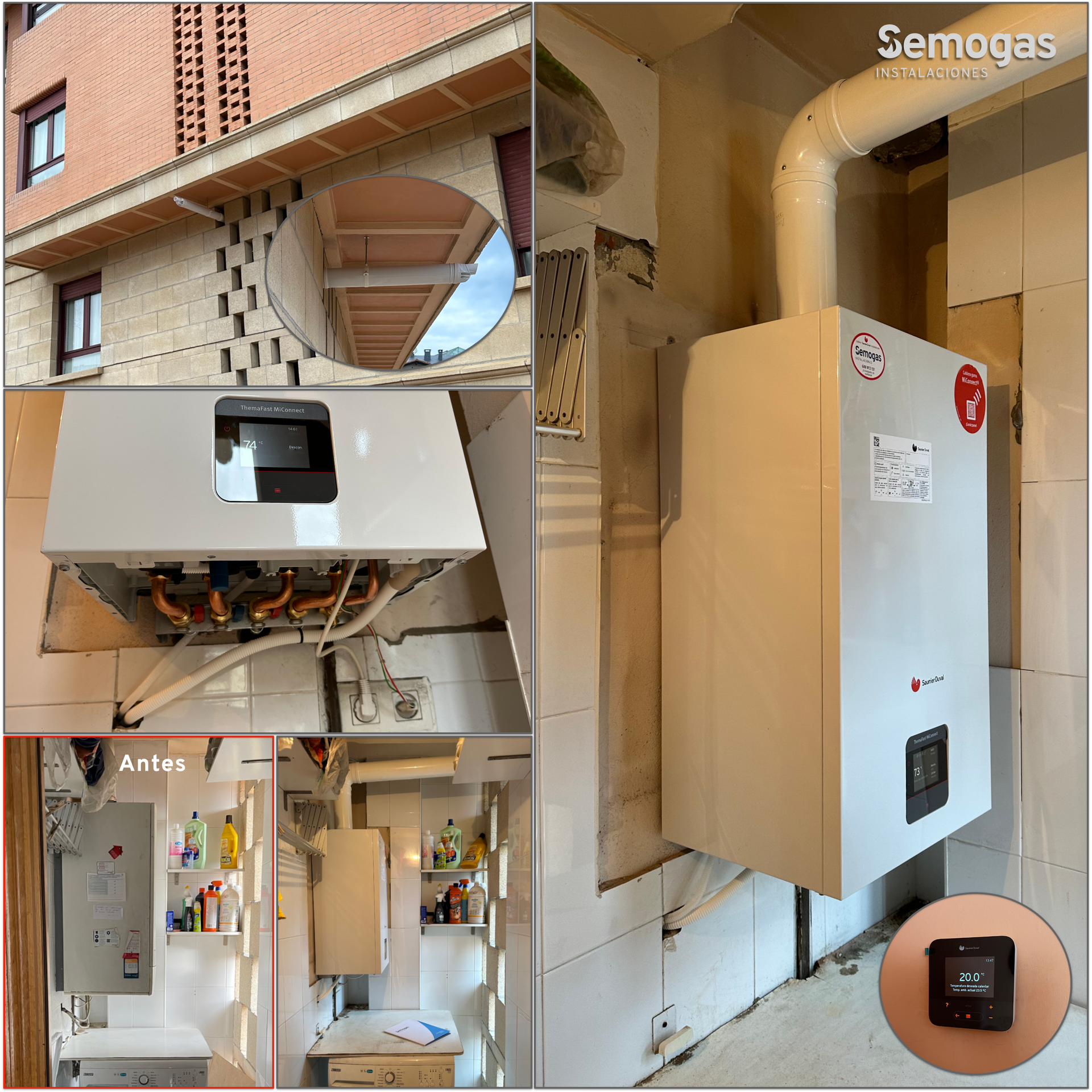 Caldera Saunier Duval Themafast MiConnect 26 en Zarautz - semogas.es