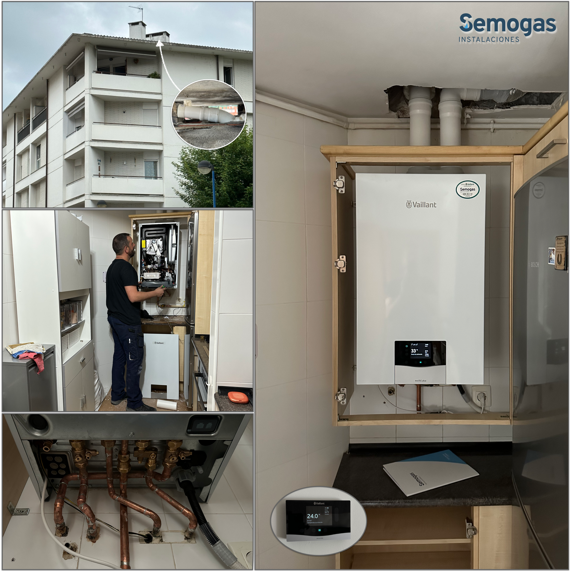 Caldera Vaillant ecoTEC Plus VMW 26CS en Hernani - semogas.es