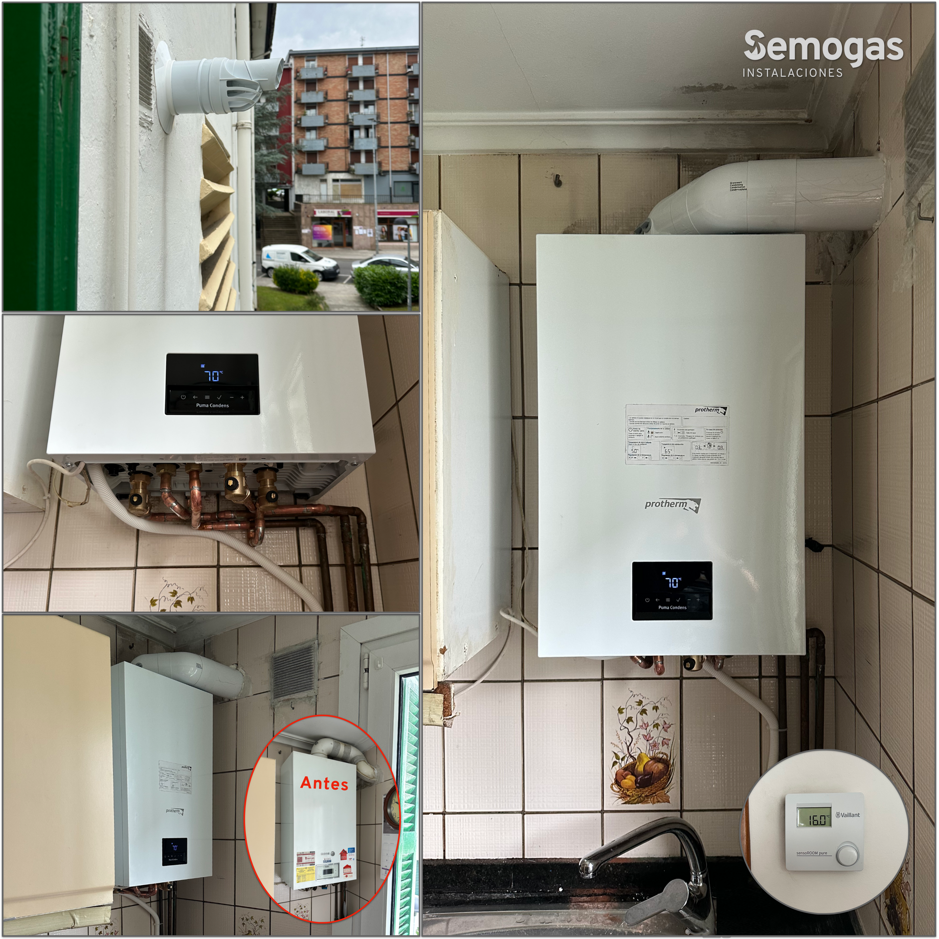 Caldera Protherm Puma Condens en Arrasate-Mondragón - semogas.es