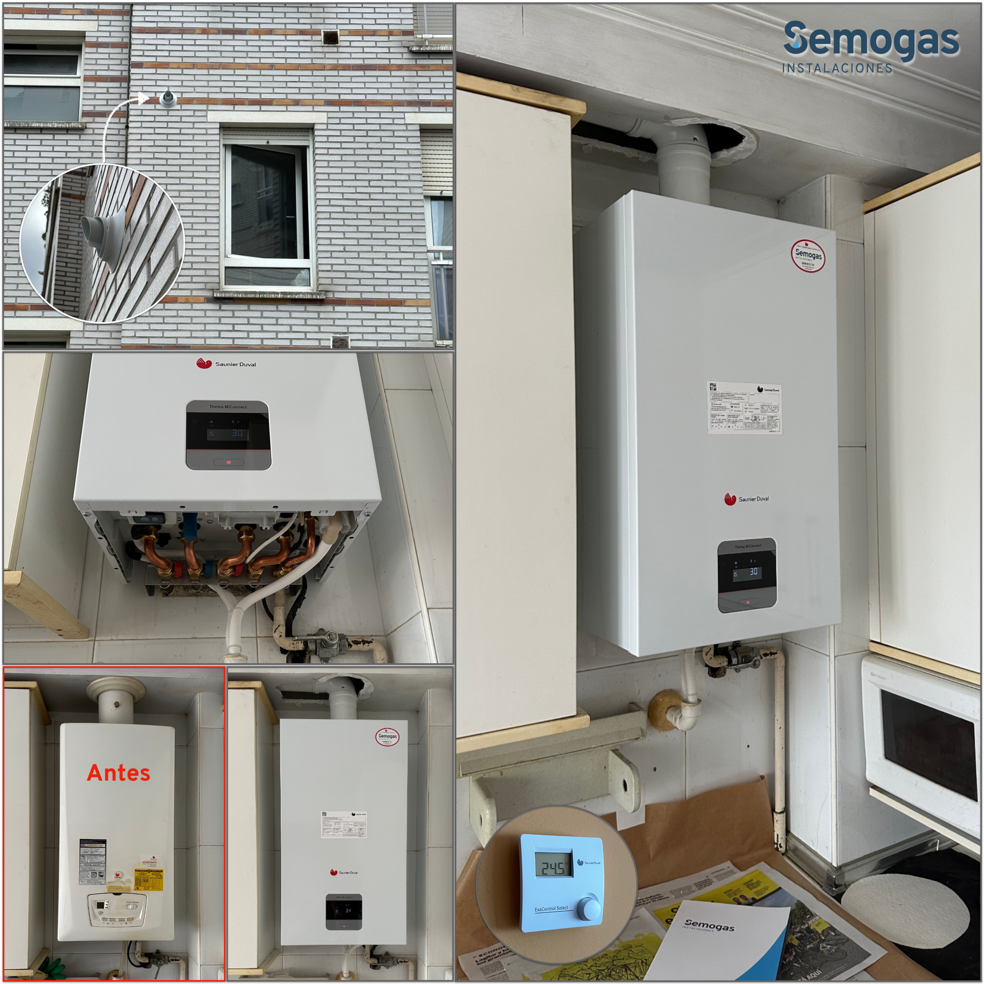 Caldera Saunier Duval Thema MiConnect 26 en San Sebastian - semogas.es