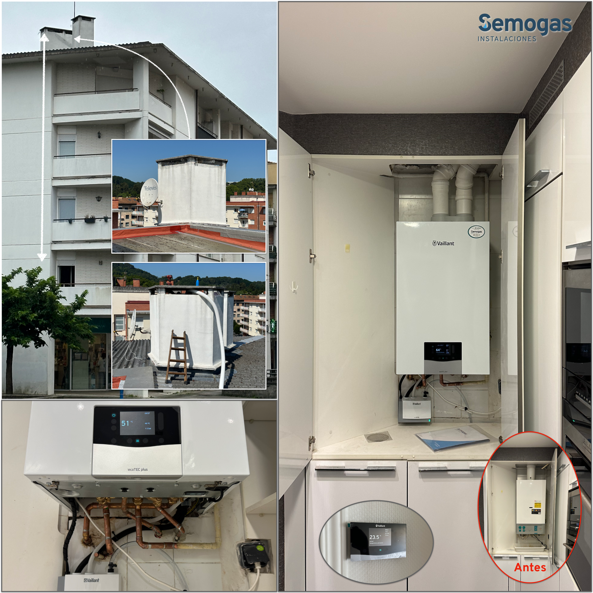 Caldera Vaillant ecoTEC Plus VMW 26CS en Hernani - semogas