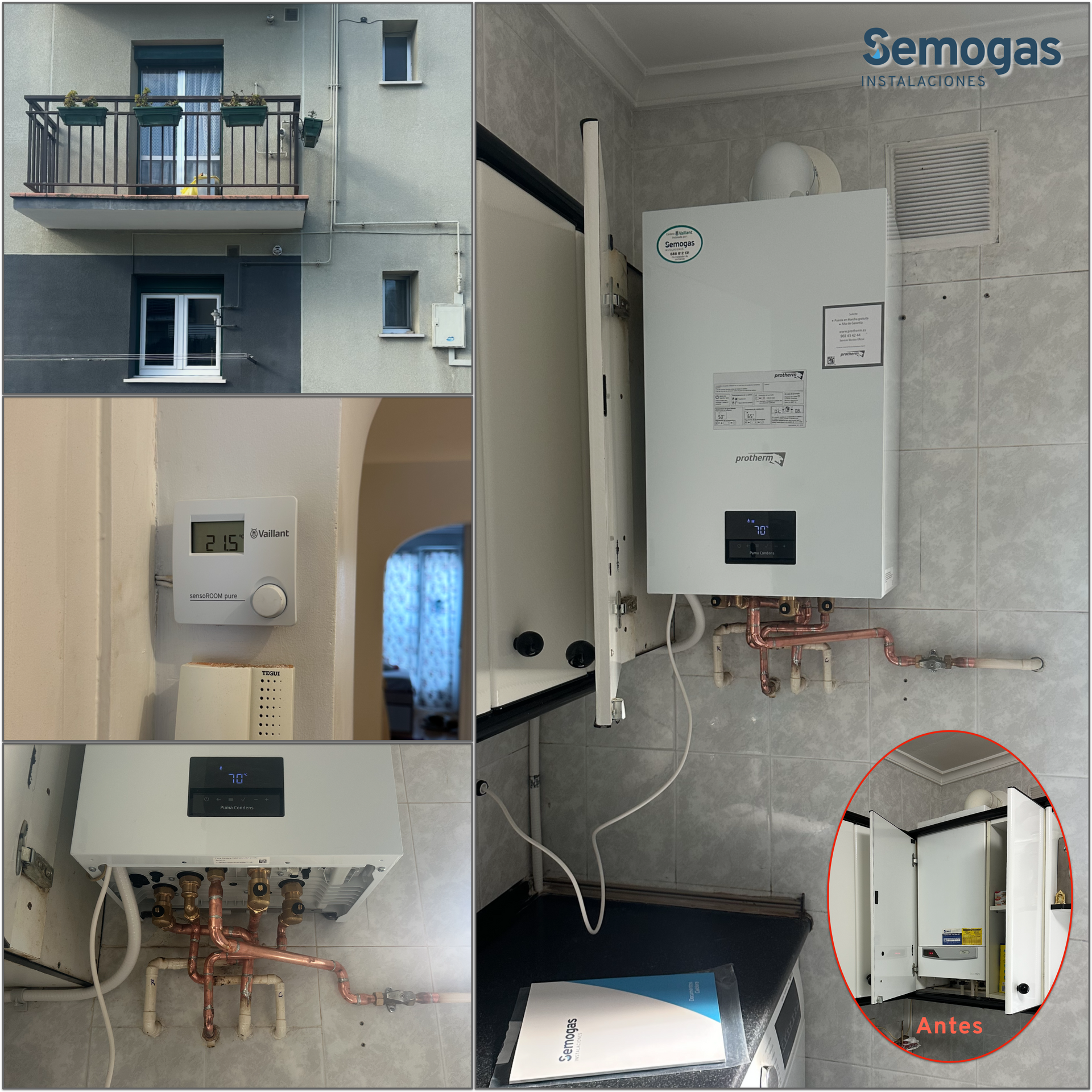 Caldera Protherm Puma Condens 24 kW en Zumarraga - semogas.es