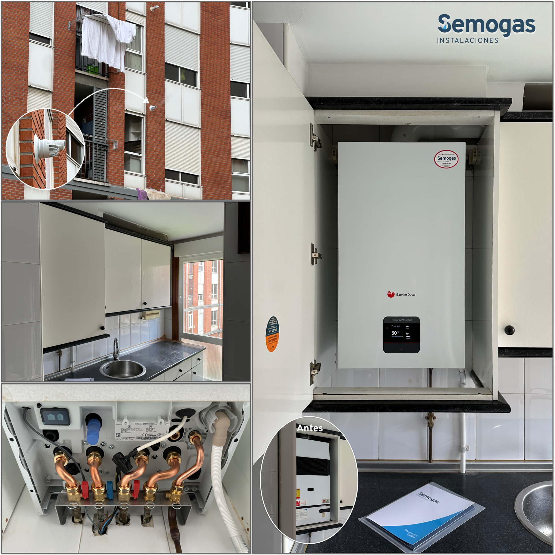 Caldera Saunier Duval ThemaFast MiConnect 26 en Urnieta - semogas.es