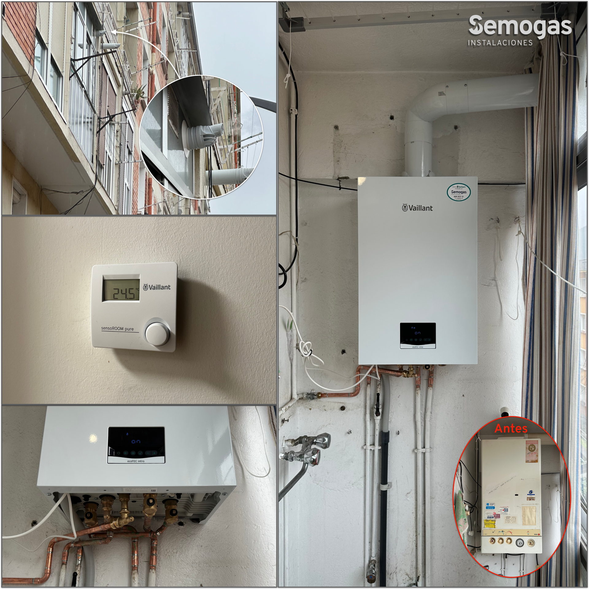 Caldera Vaillant ecoTEC intro VMW 28/28 AS en Arrasate Mondragón - semogas.es