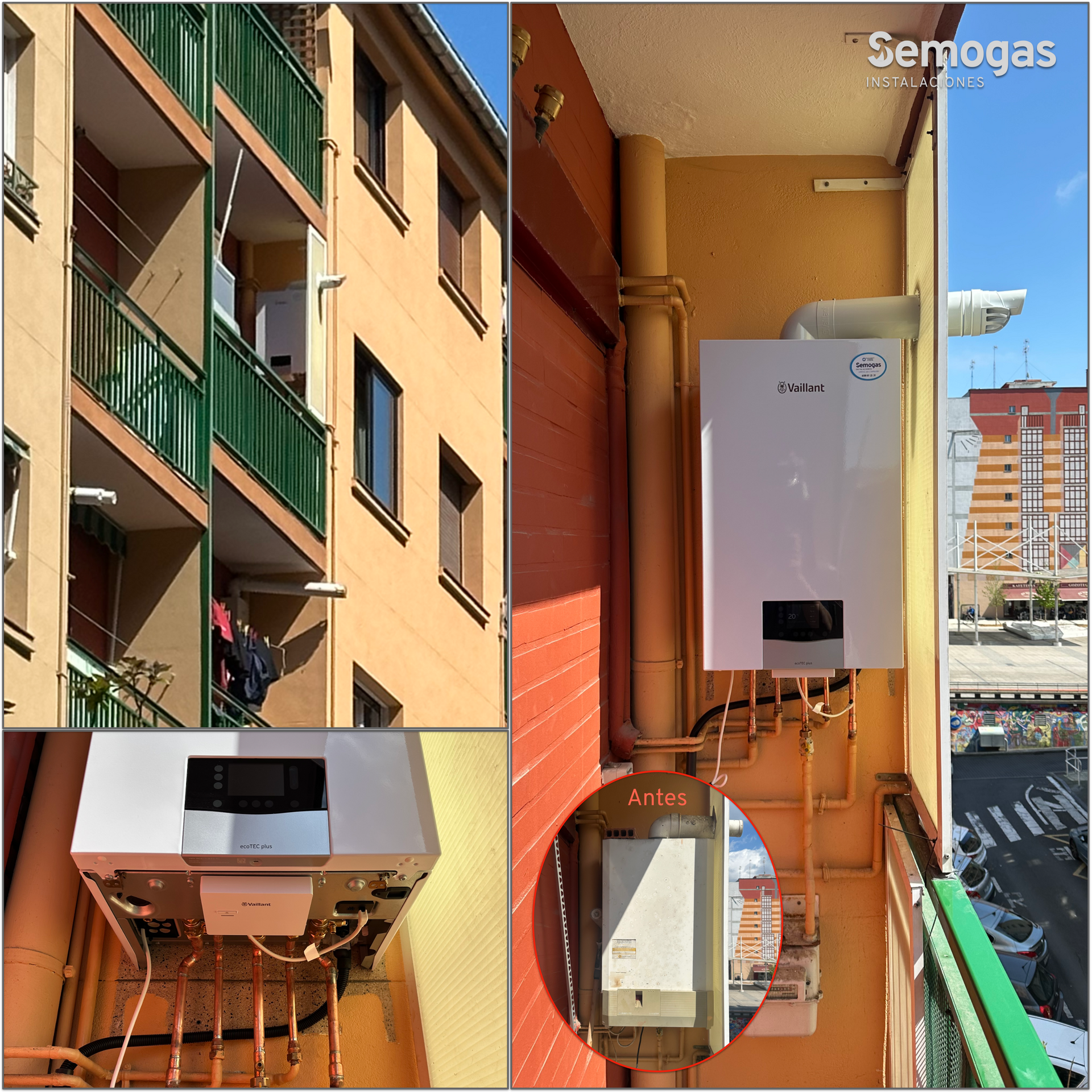 Caldera Vaillant ecoTEC Plus VMW 26CS en San Sebastián - semogas.es