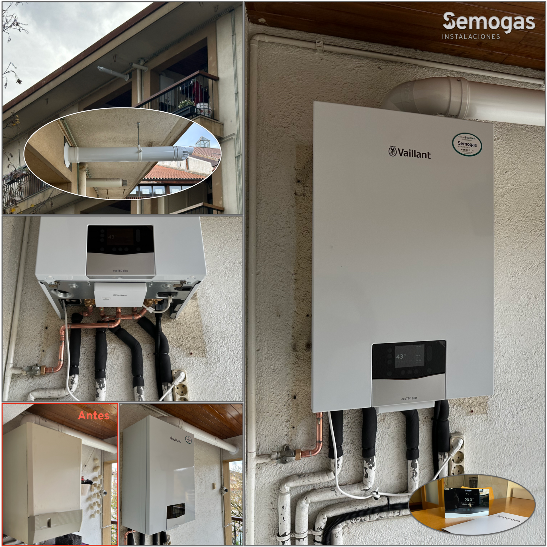 Caldera Vaillant ecoTEC Plus VMW 26CS en Ordizia - semogas
