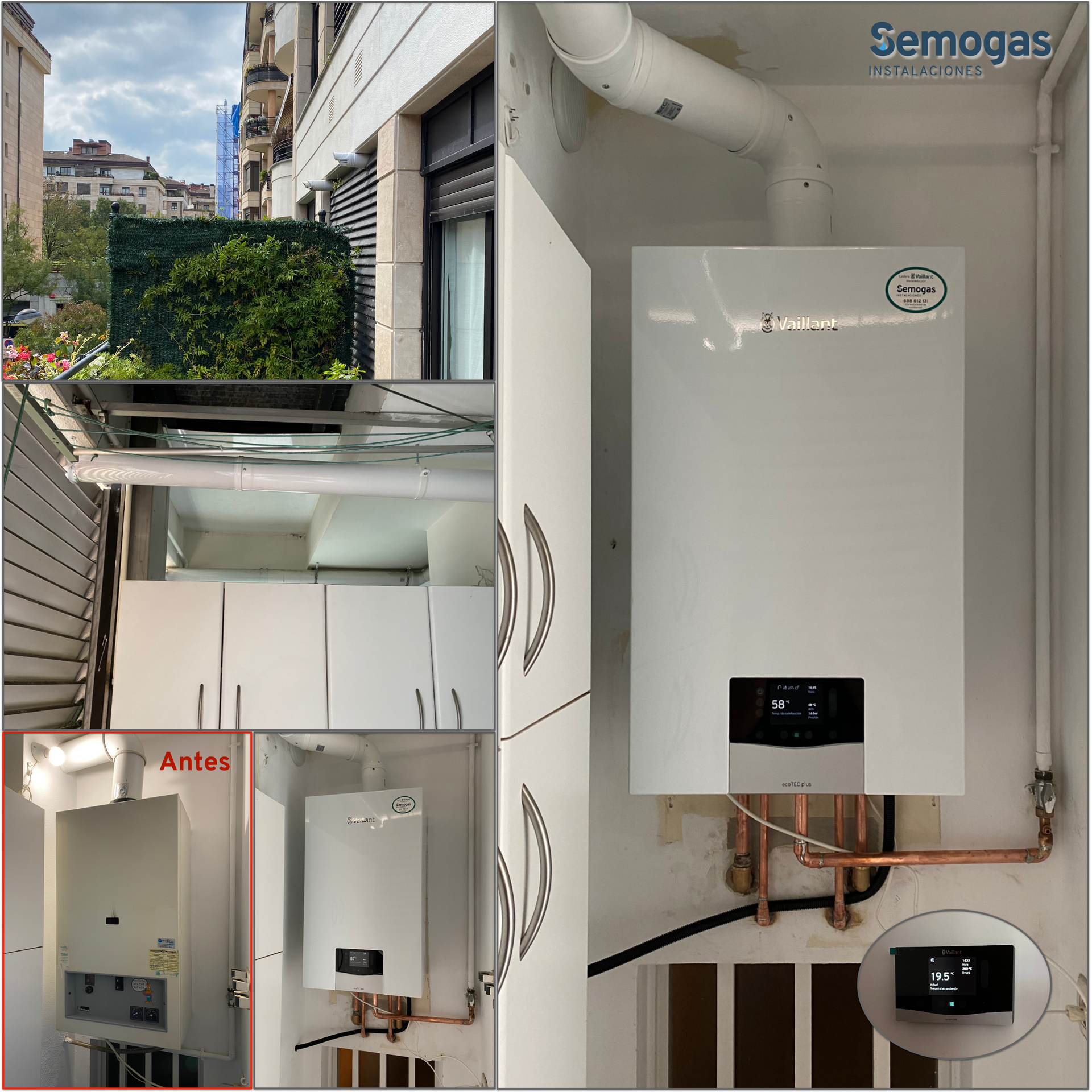 Caldera Vaillant ecoTEC Plus VMW 26CS en Donostia - semogas