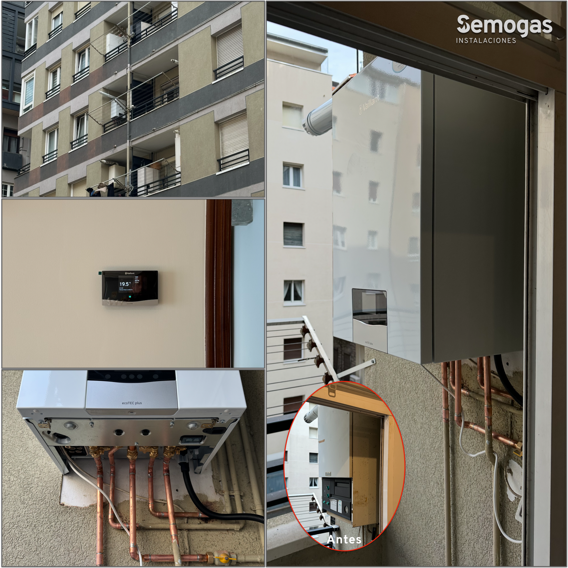 Caldera Vaillant ecoTEC Plus VMW 26CS en Donostia - semogas.es