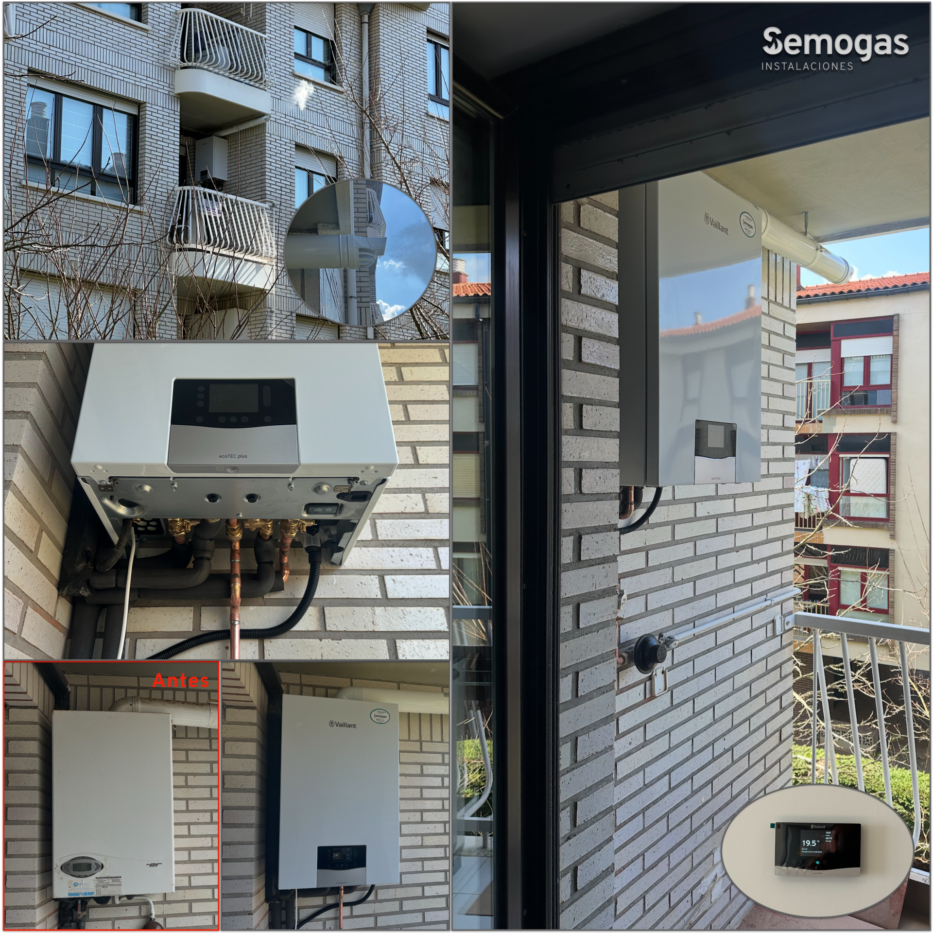 Caldera Vaillant ecoTEC Plus VMW 26CS en Zarautz - semogas.es