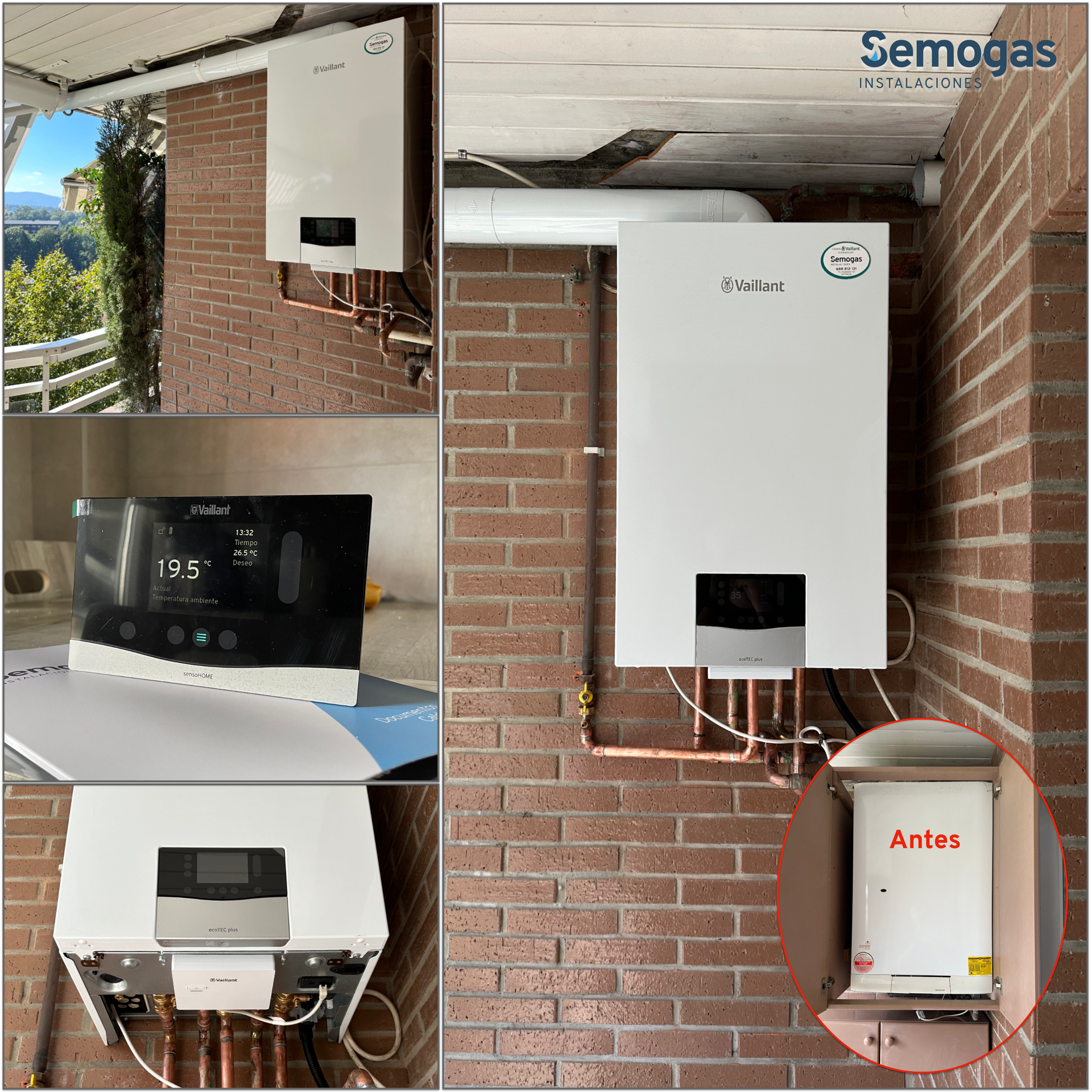 Caldera Vaillant ecoTEC Plus VMW 32CS en San Sebastian - semogas.es
