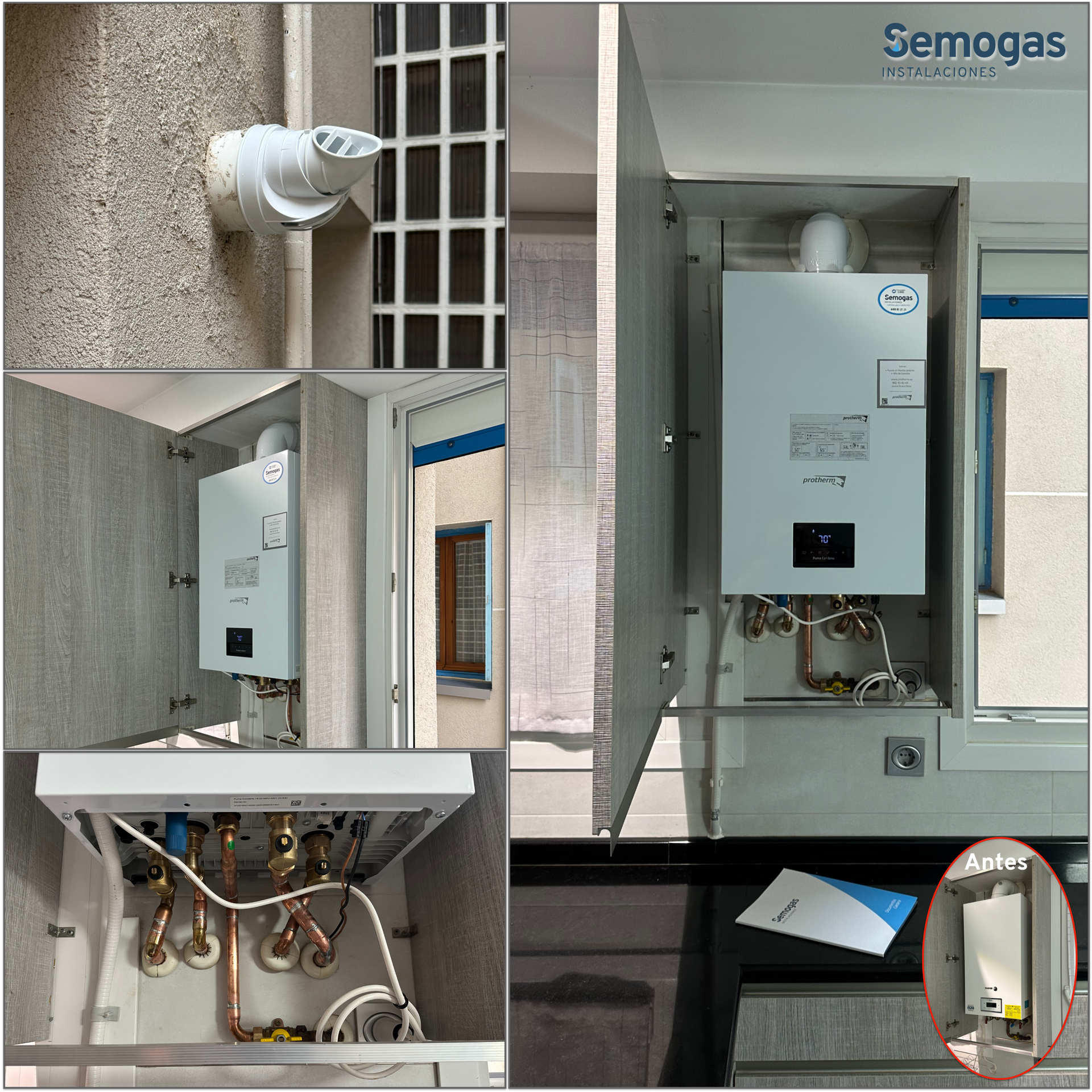 Caldera Protherm Puma Condens 24 kW en San Sebastian - semogas.es