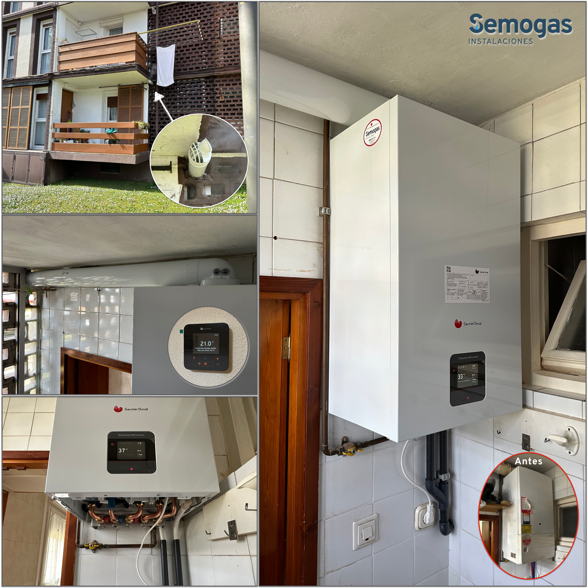 Caldera Saunier Duval Themafast MiConnect 26 en Hondarribia - semogas.es