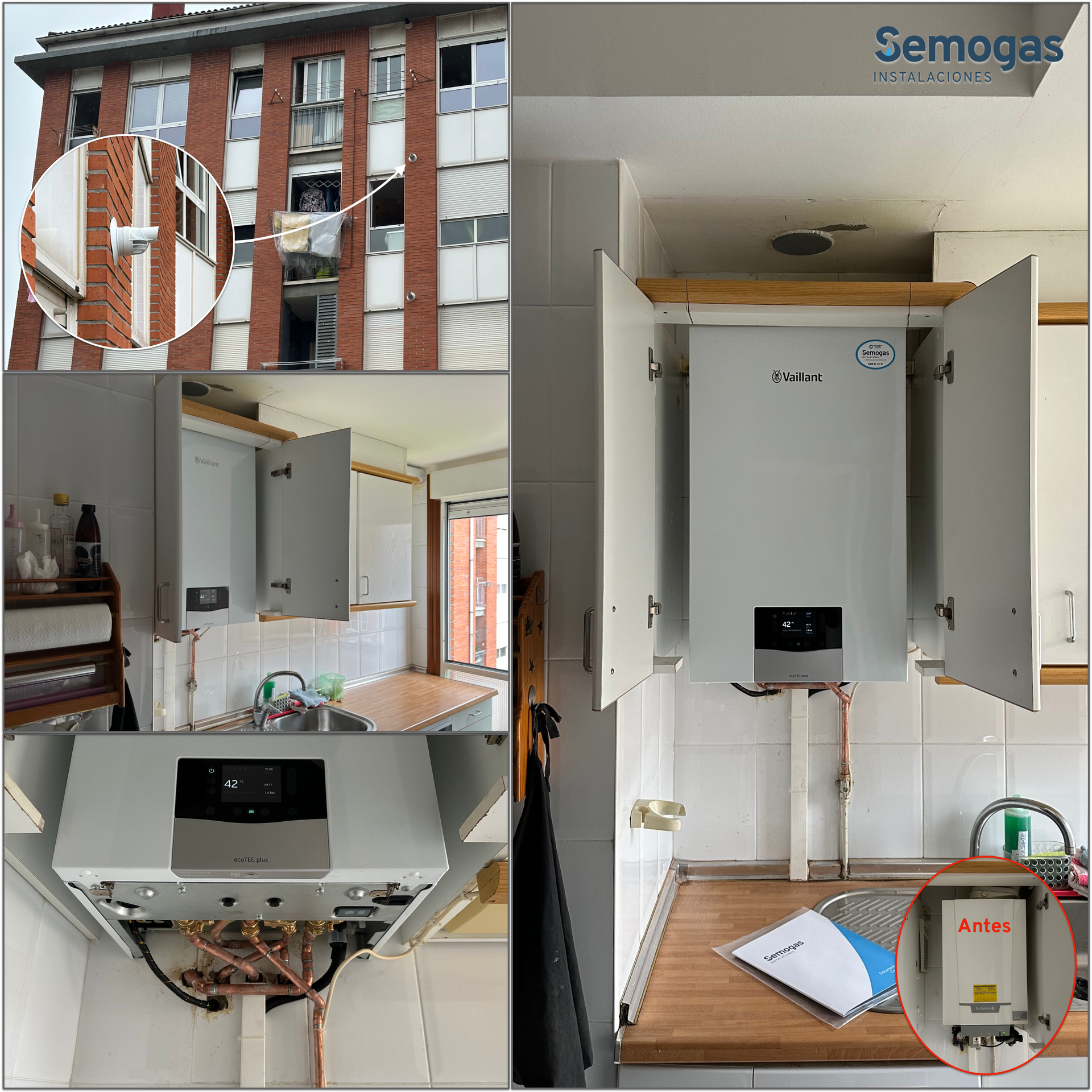 Caldera Vaillant ecoTEC Plus VMW 26CS en Urnieta - semogas.es