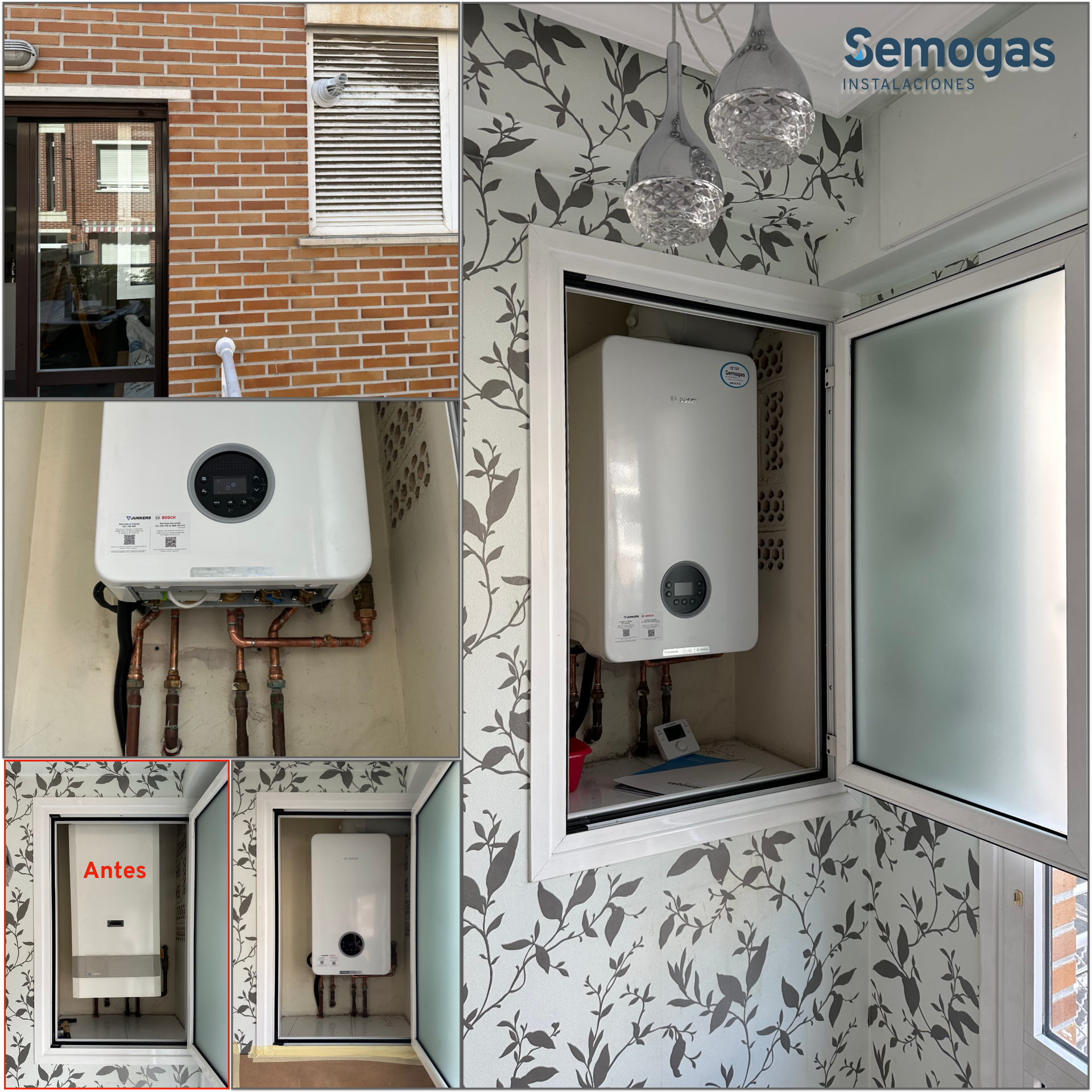 Caldera Junkers Bosch Condens 4300i W 24/25 en Hernani - Semogas.es