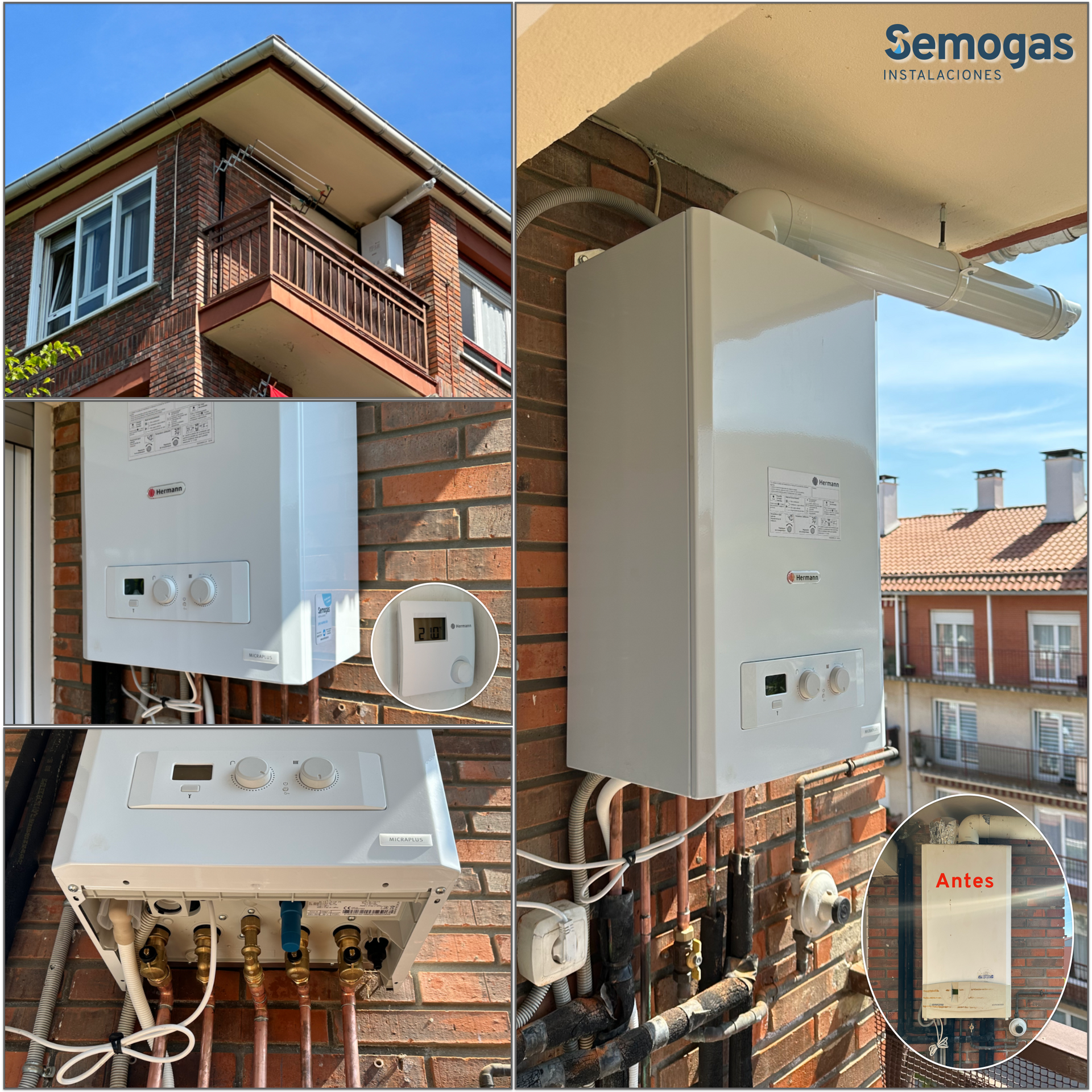 Caldera Hermann MicraPlus Condens 25 en Irún - semogas.es