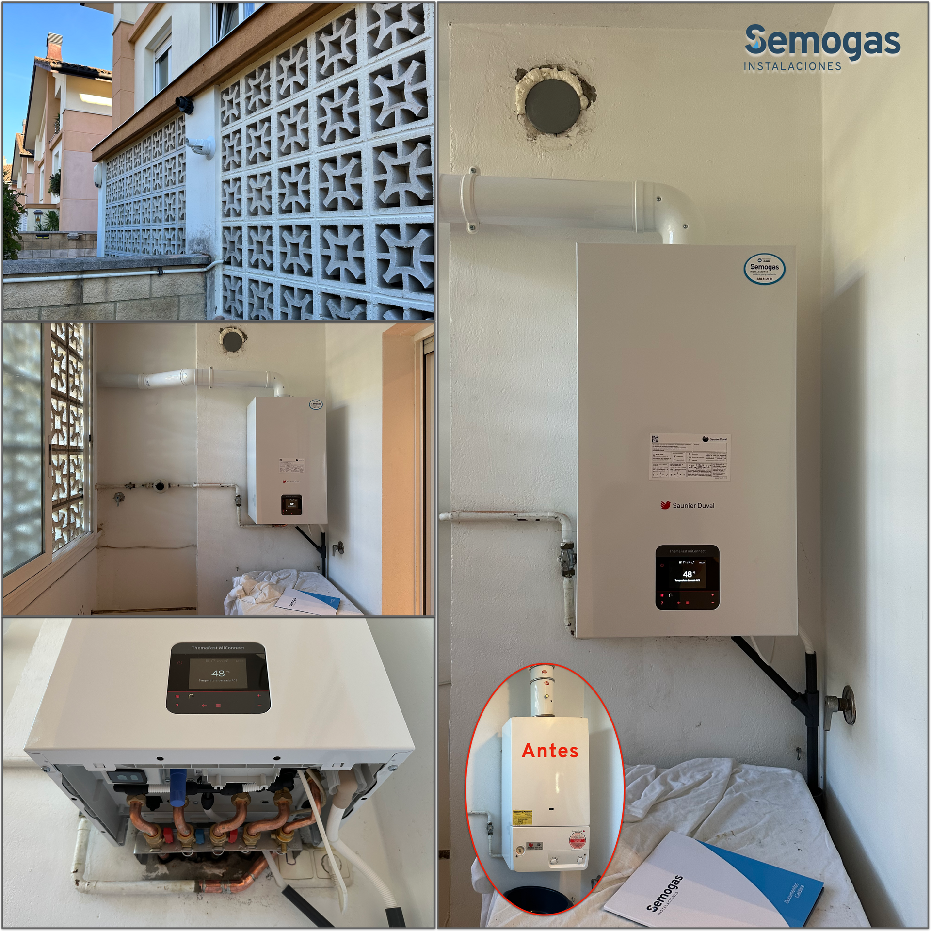 Caldera Saunier Duval ThemaFast MiConnect 31 en Irún - semogas.es