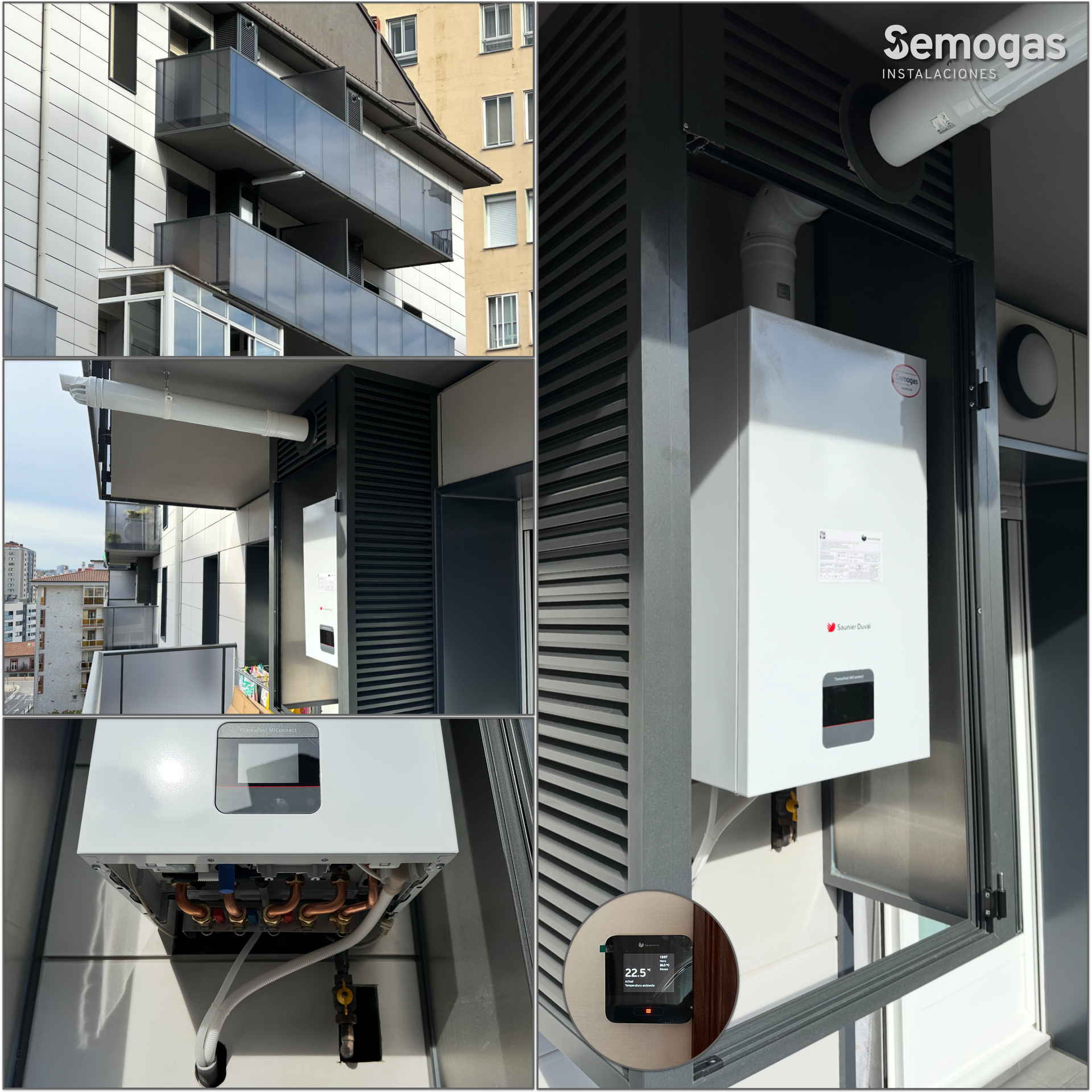 Caldera Saunier Duval Themafast MiConnect 26 en Donostia - semogas.es