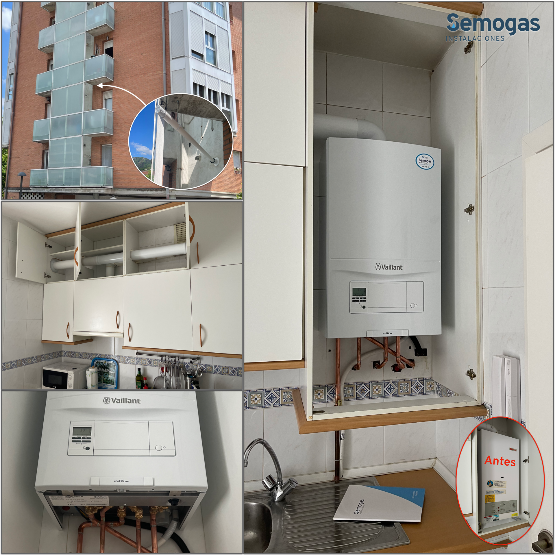Caldera Vaillant ecoTEC Pro VMW 286 en Tolosa - semogas.es